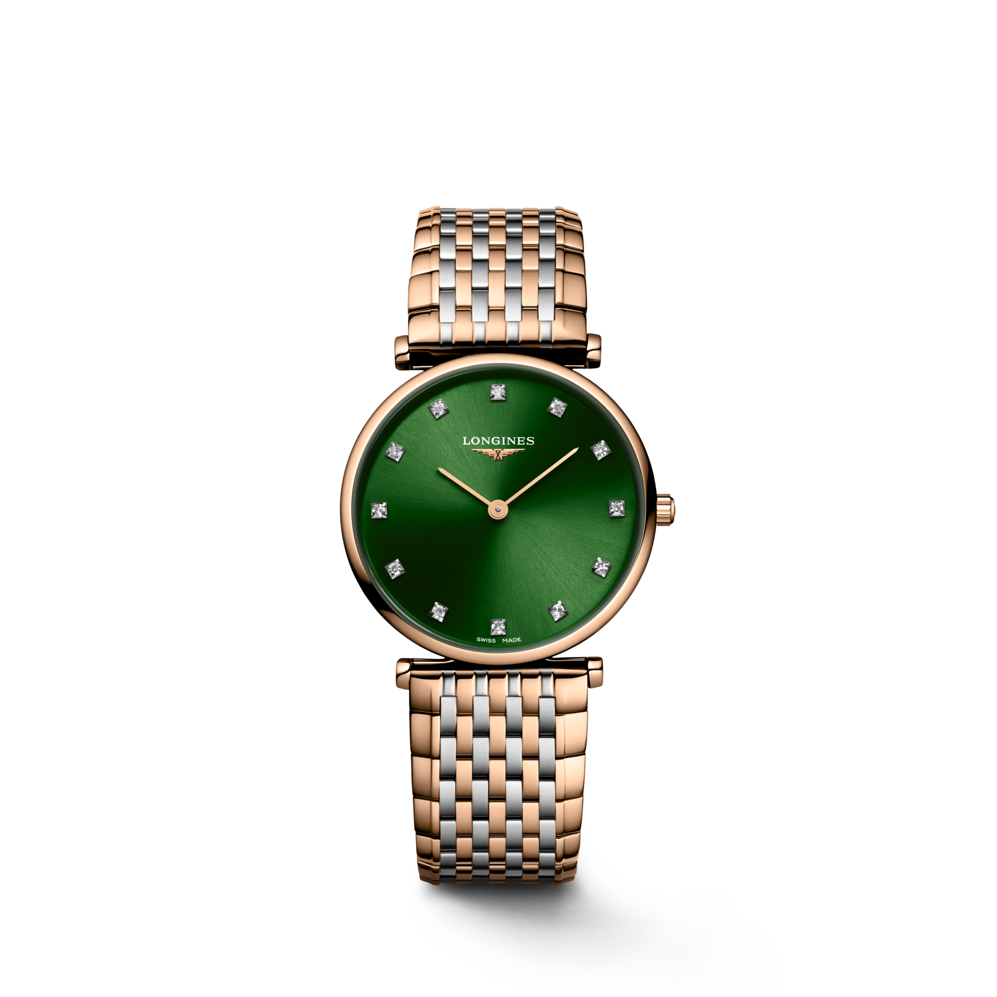 LA GRANDE CLASSIQUE DE LONGINES Quartz, Stainless Steel And Red