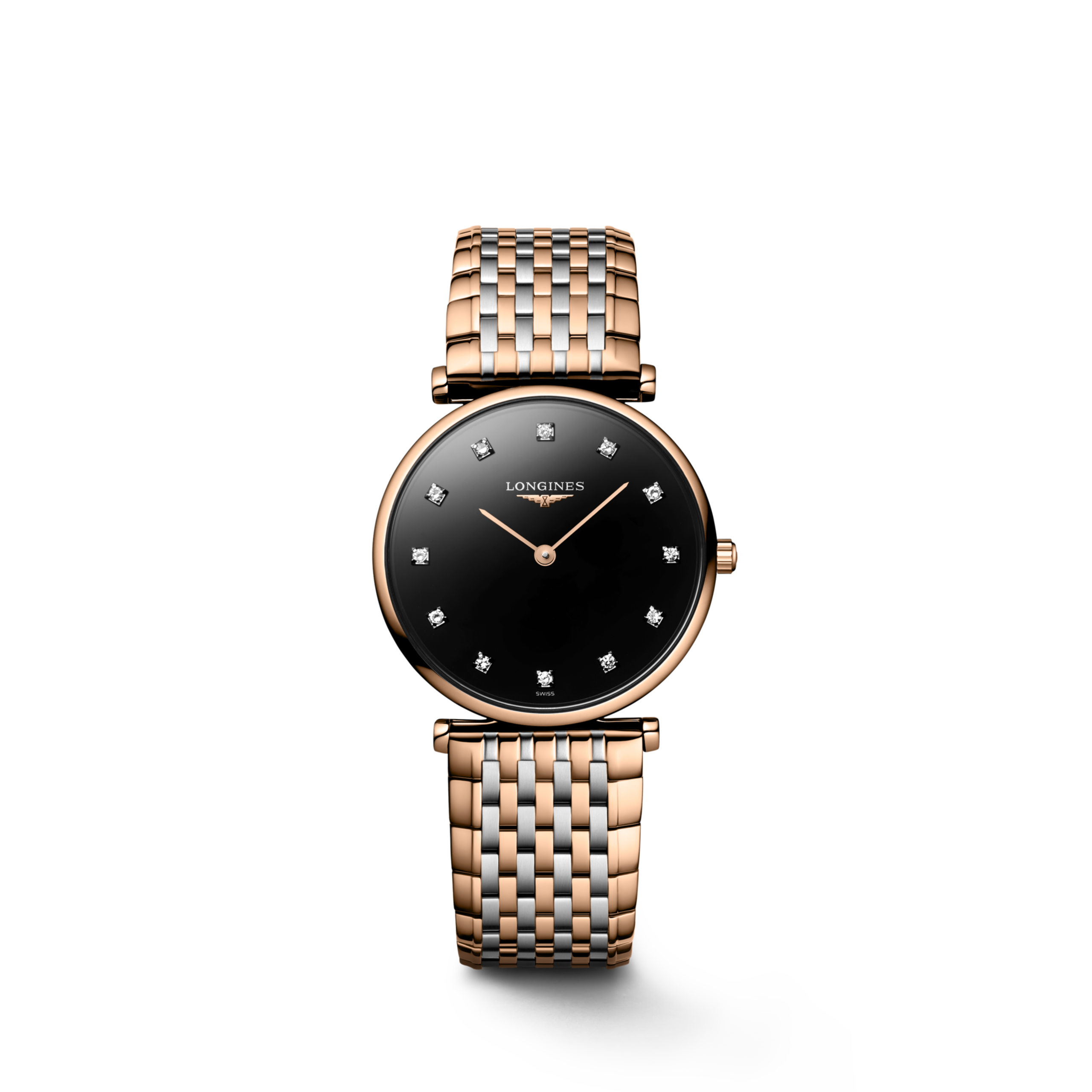 Longines LA GRANDE CLASSIQUE DE LONGINES Quartz Stainless steel and red PVD coating Watch - L4.512.1.57.D