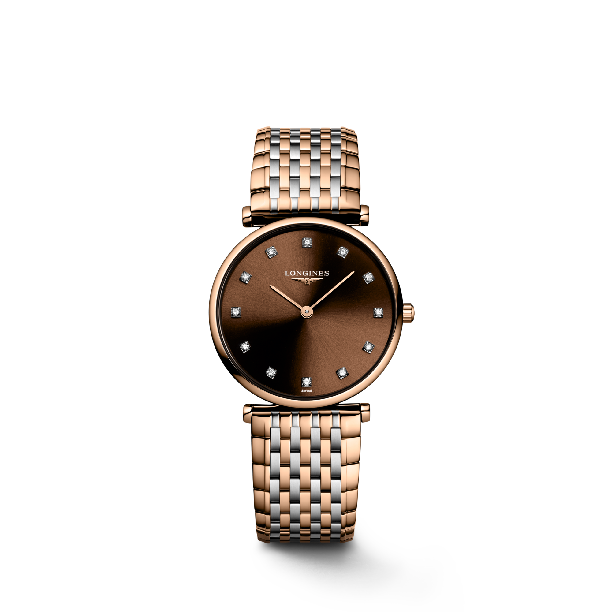 LA GRANDE CLASSIQUE DE LONGINES Quartz, Stainless Steel And Red