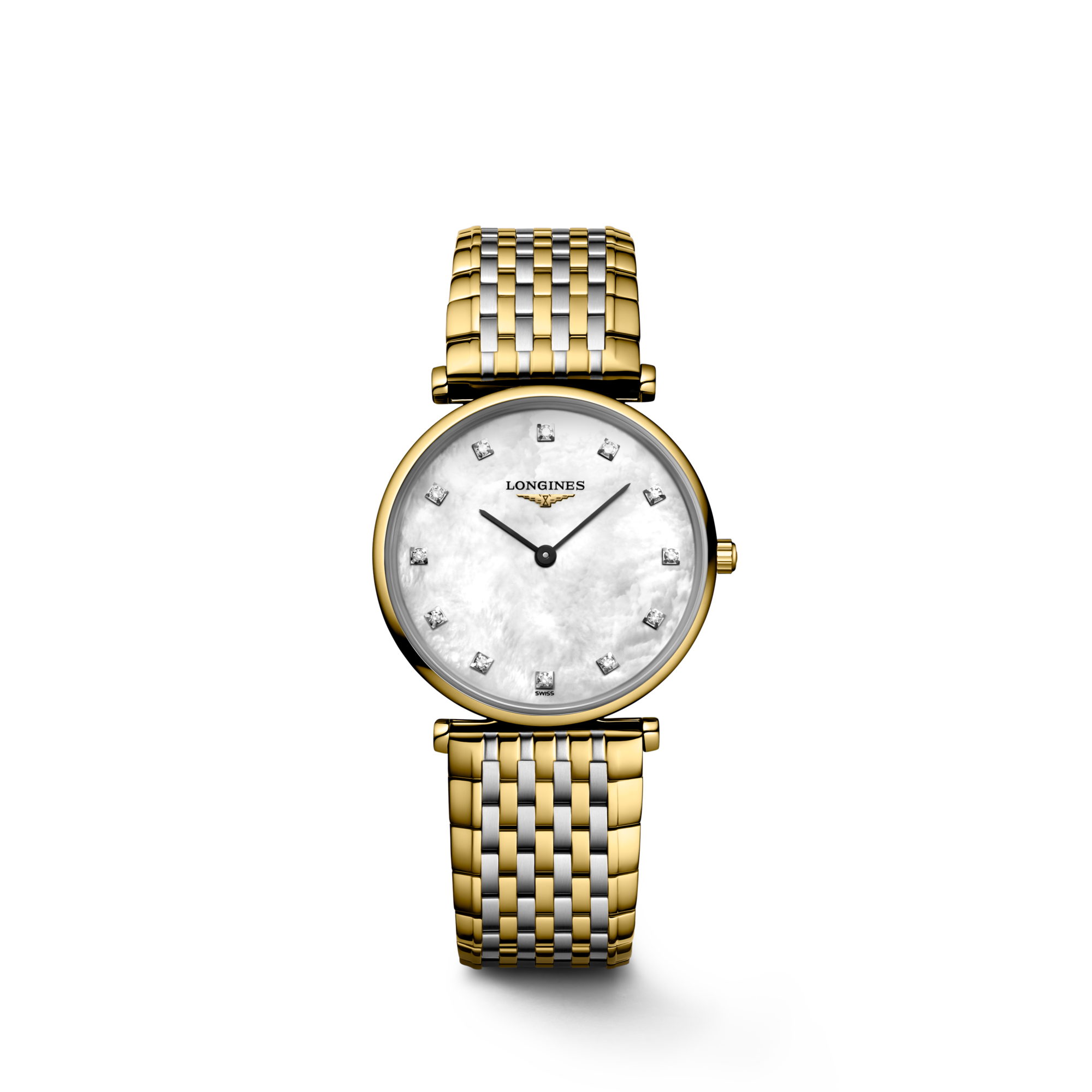 LA GRANDE CLASSIQUE DE LONGINES Quartz, Yellow Pvd Coating, White