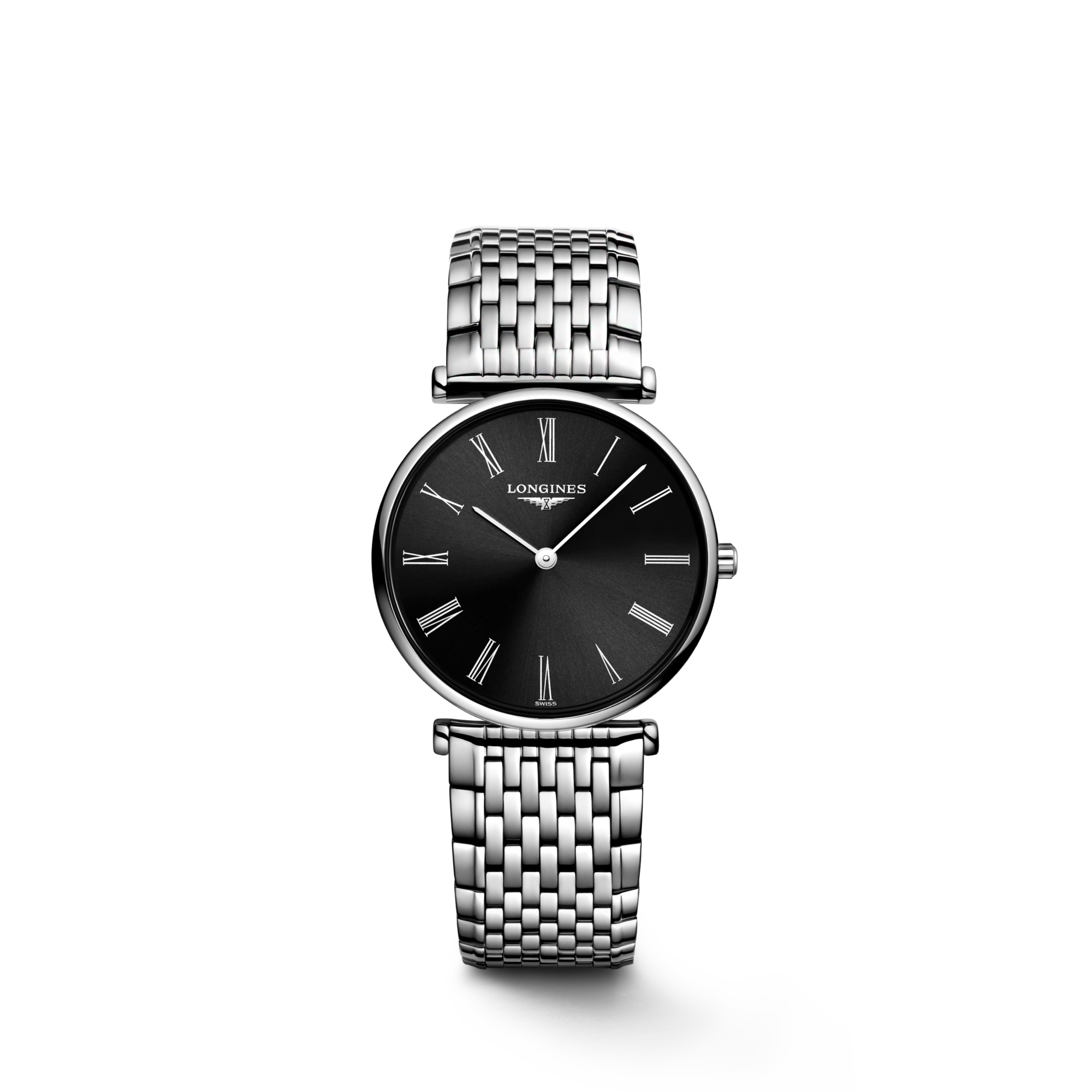 LONGINES クオーツ腕時計 シルバー CONQUEST CLASSIC Quartz, Stainless Steel, Sunray Silver Dial