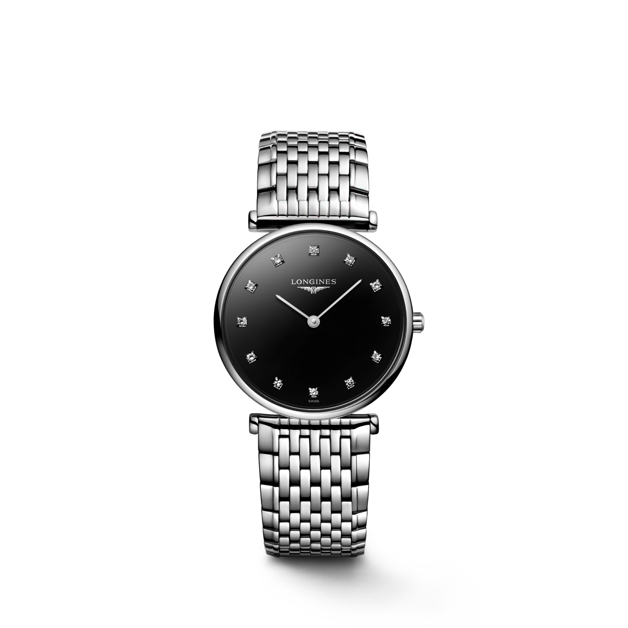 LA GRANDE CLASSIQUE DE LONGINES Quartz, Stainless Steel, Black