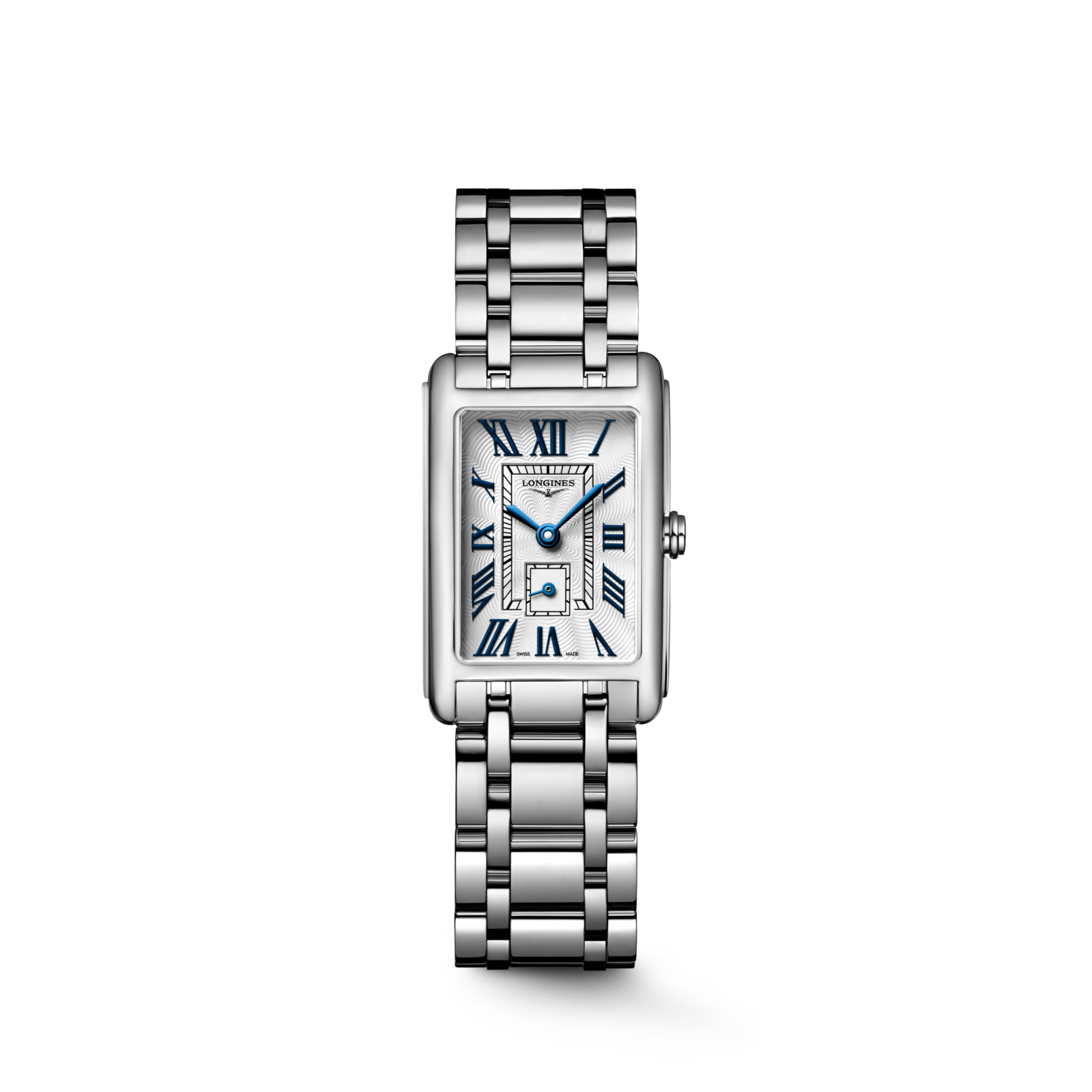 LONGINES DOLCEVITA L5.255.4.70.6 Quartz, Acier, Argenté "flinqué", Bracelet Watch - Vue frontale de la montre