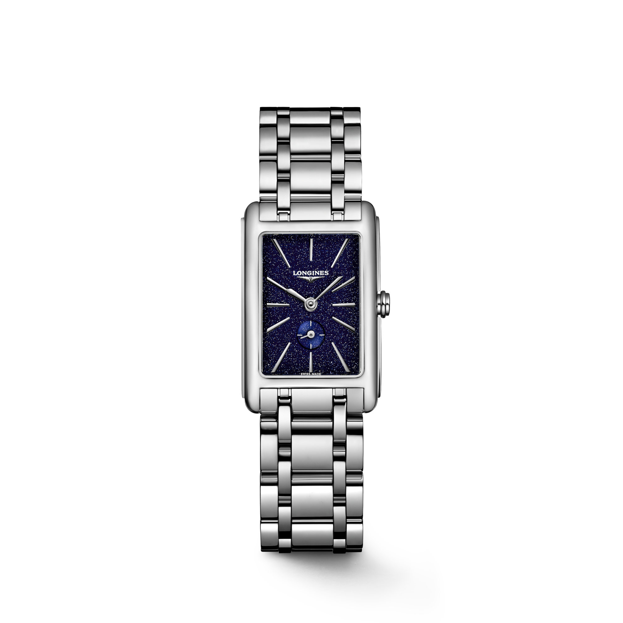 LONGINES DOLCEVITA Quartz, Stainless Steel, Blue Dial, Bracelet