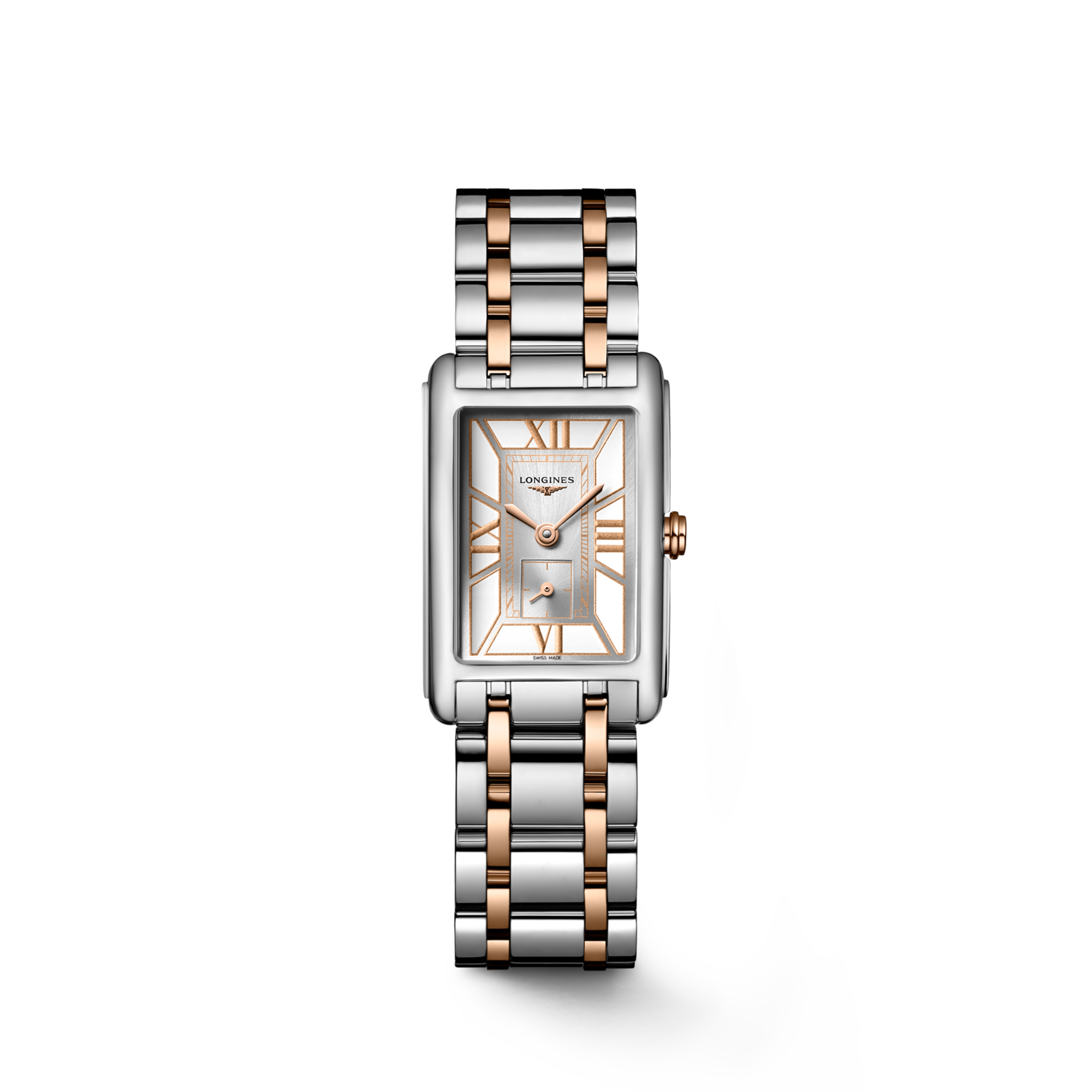 Longines DOLCEVITA Quartz Stainless steel with 18 karat pink gold crown Watch - L5.255.5.75.7