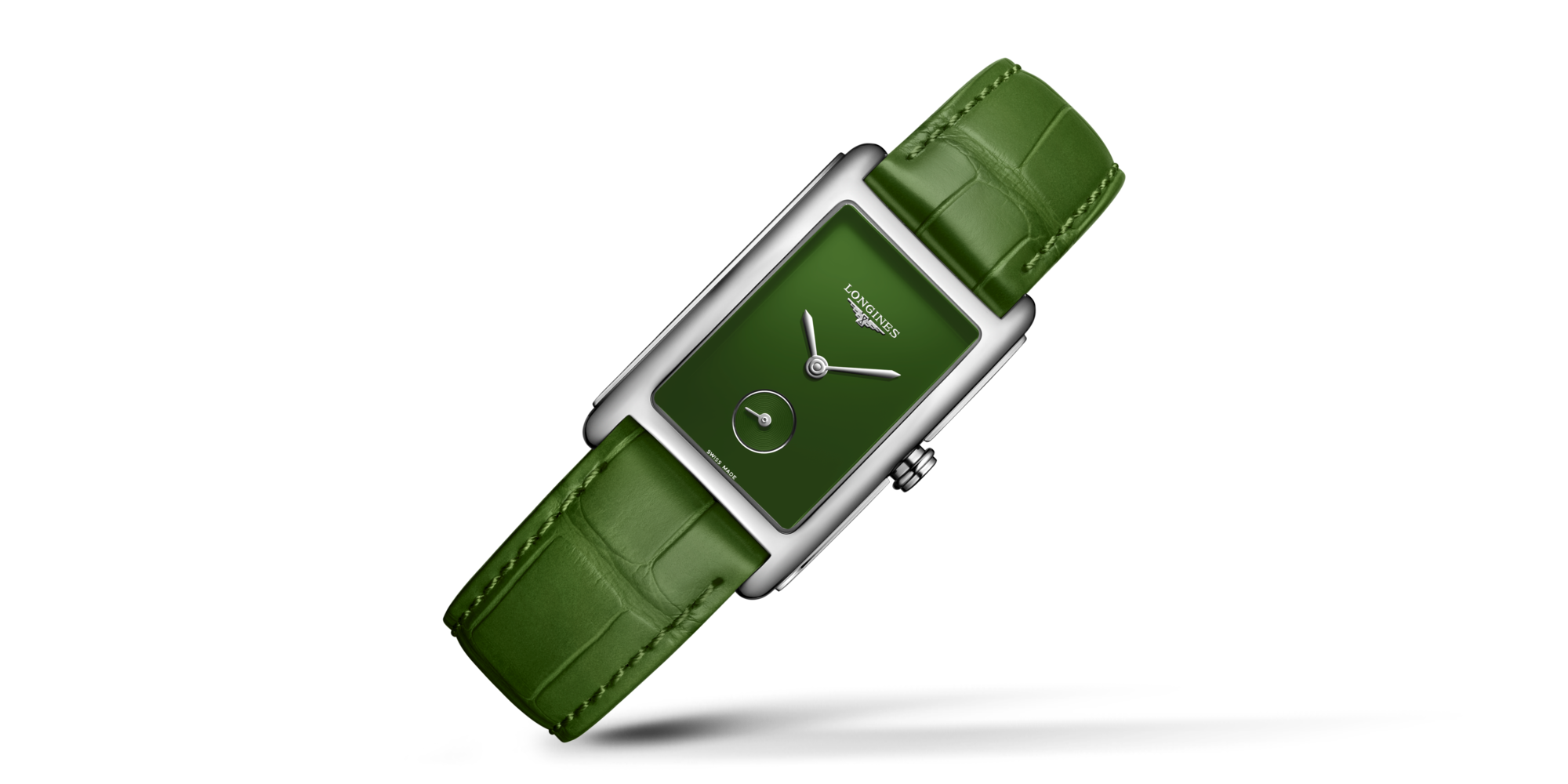 LONGINES DOLCEVITA Quartz Stainless Steel Green Lacquered