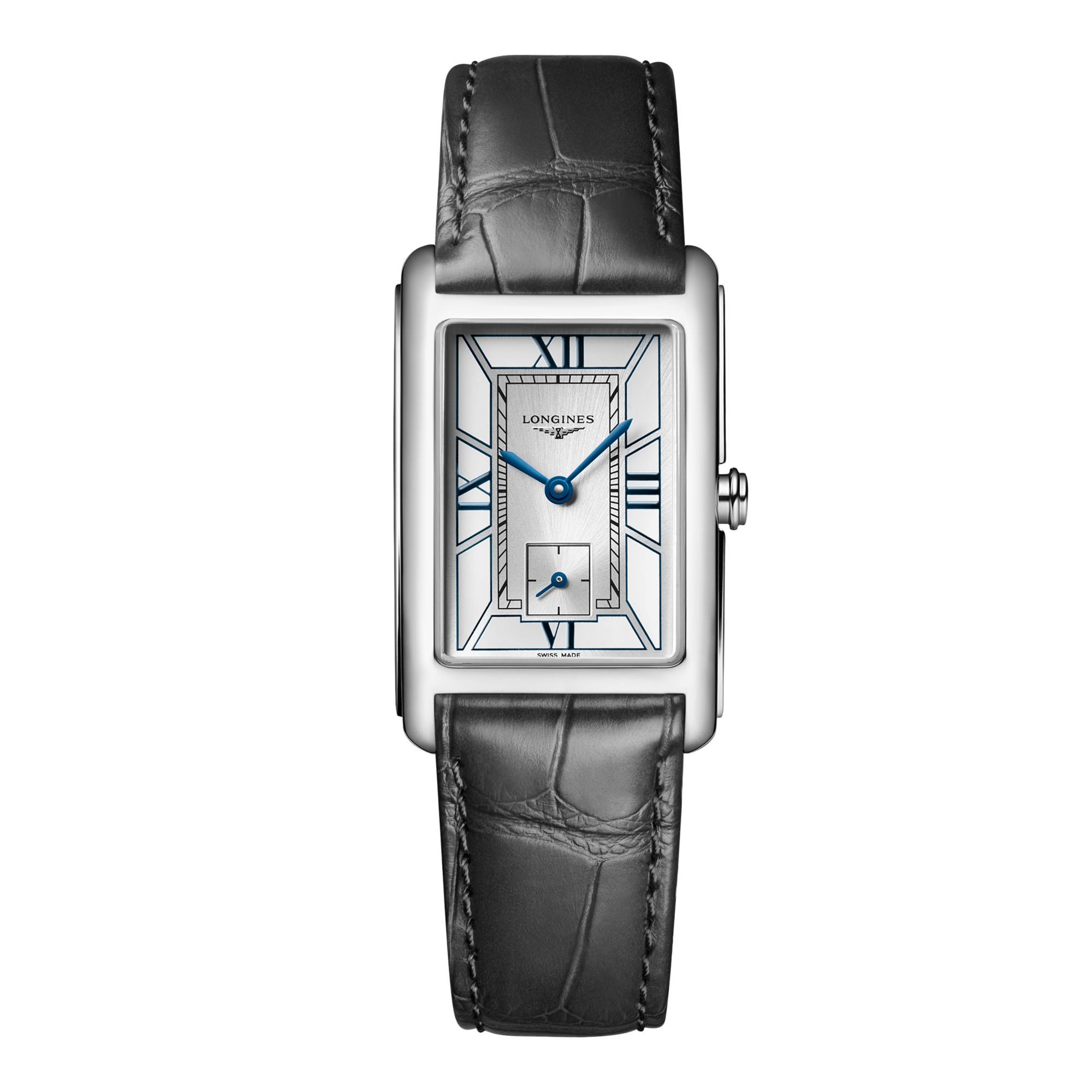 Longines mens rectangular watch best sale