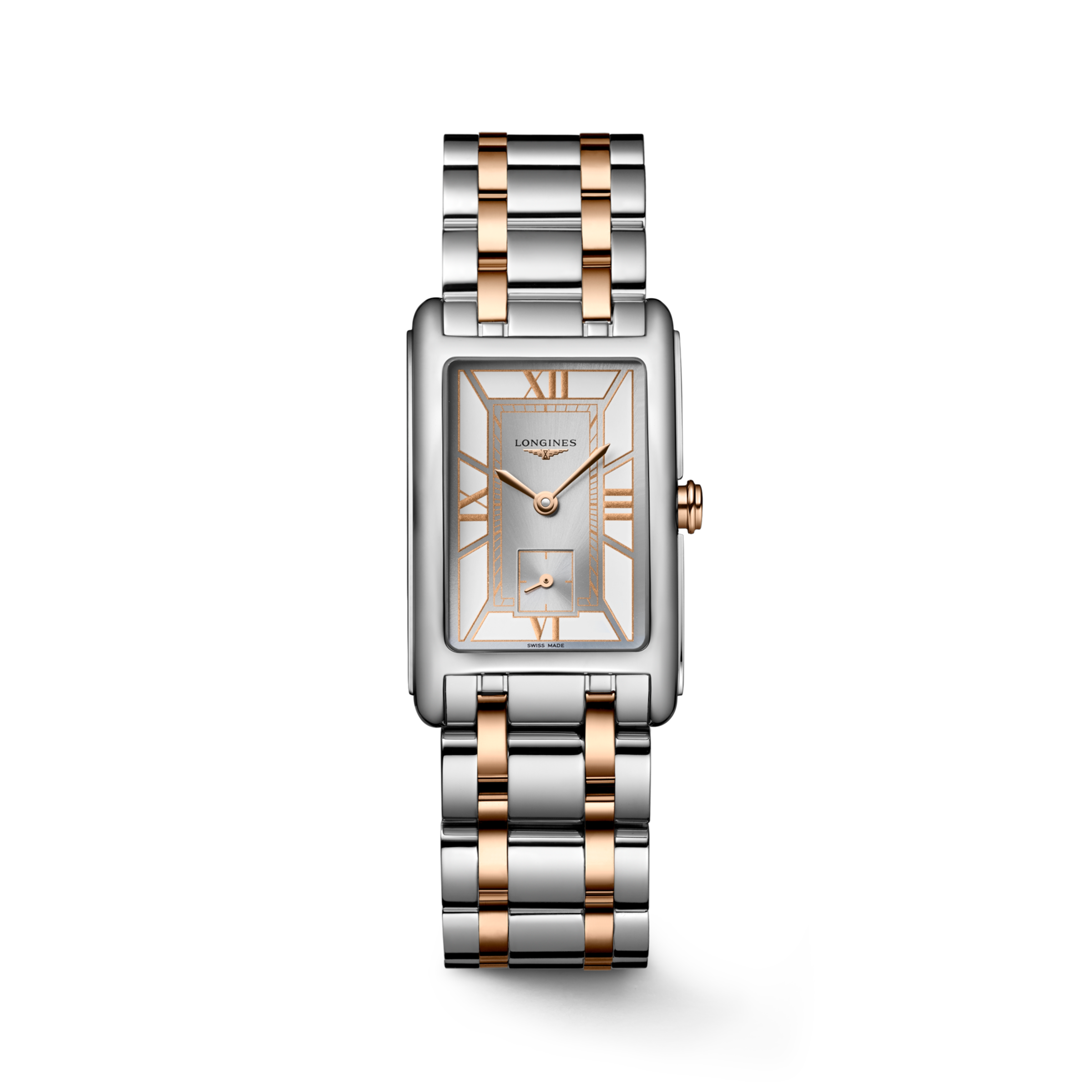 Longines DOLCEVITA Quartz Stainless steel with 18 karat pink gold crown Watch - L5.512.5.75.7