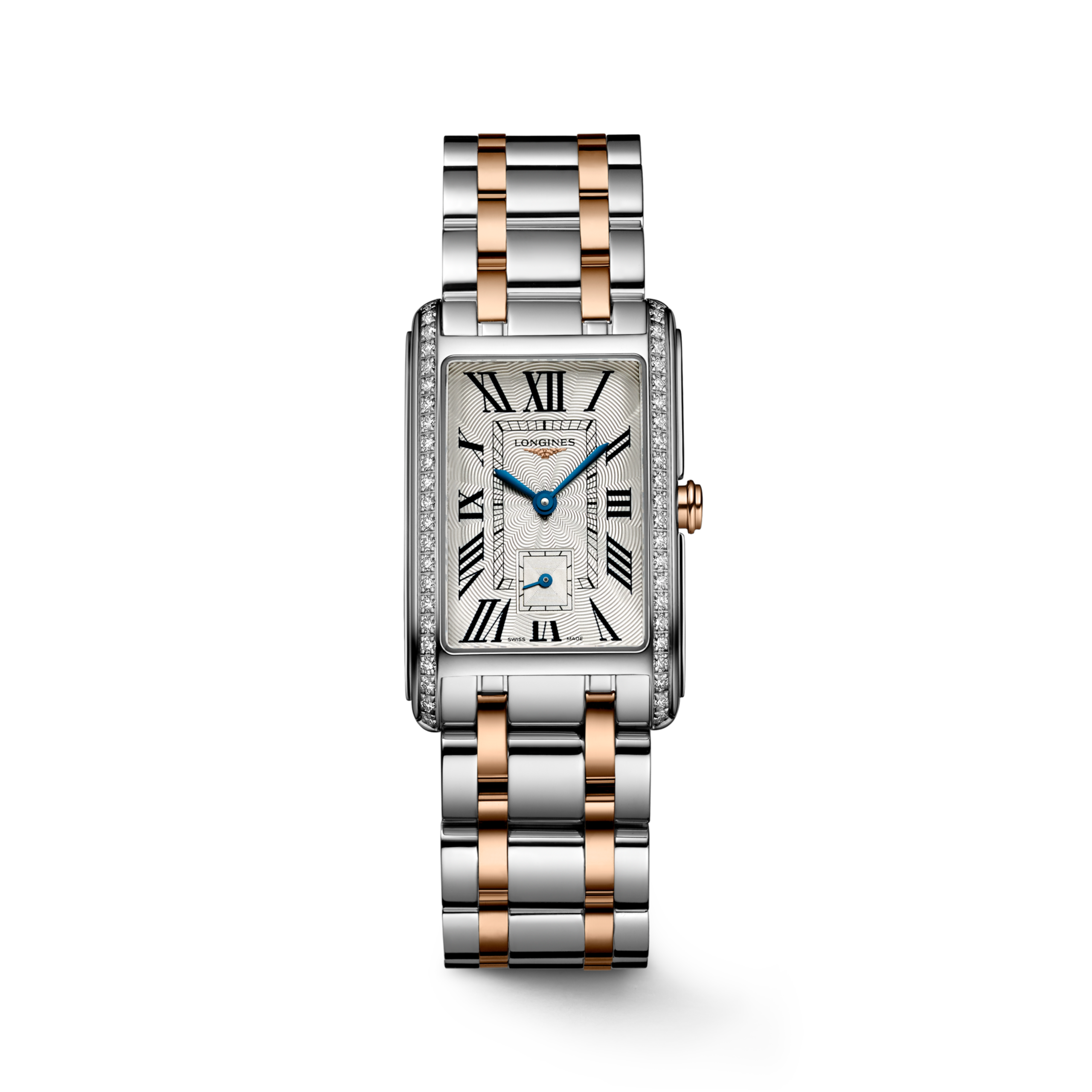 Longines DOLCEVITA quartz stainless steel with 18 karat pink gold crown Watch - L5.512.5.79.7