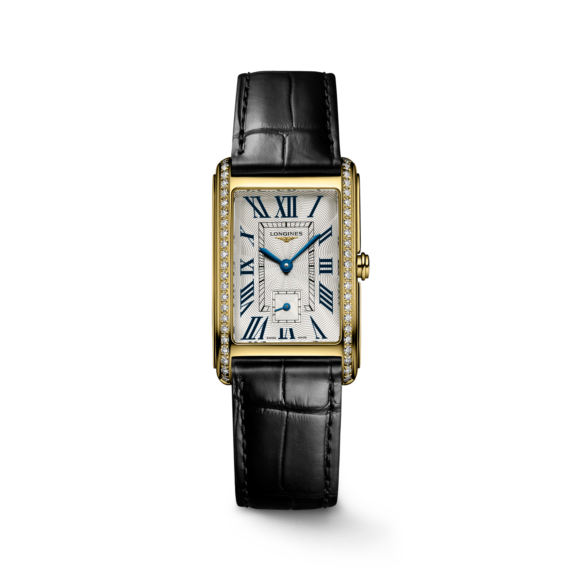 LONGINES DOLCEVITA Quartz, 18 Karat Yellow Gold, Silver 