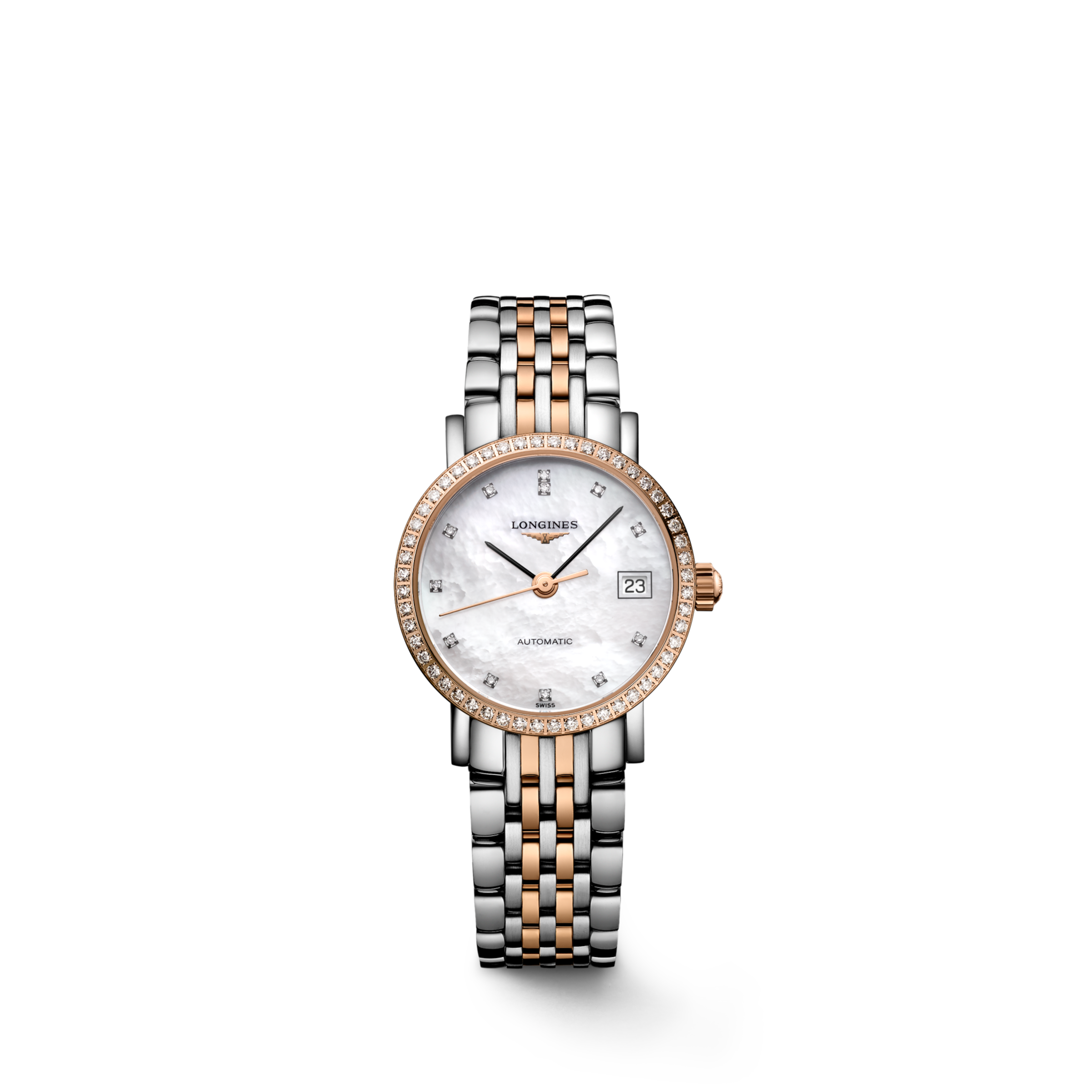 Longines ELEGANT COLLECTION Automatic Stainless steel and 18 karat pink gold Watch - L4.309.5.88.7