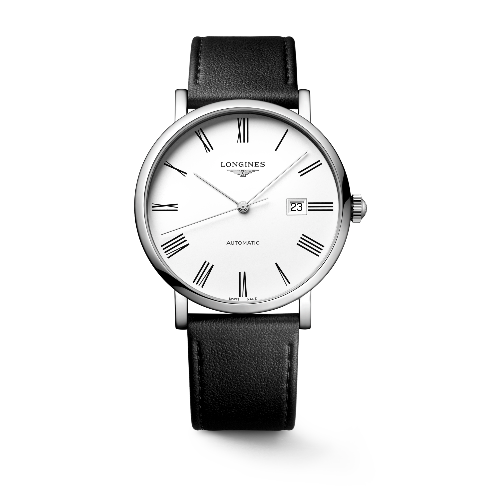 LONGINES ELEGANT COLLECTION Automatic, Stainless Steel, White Matt