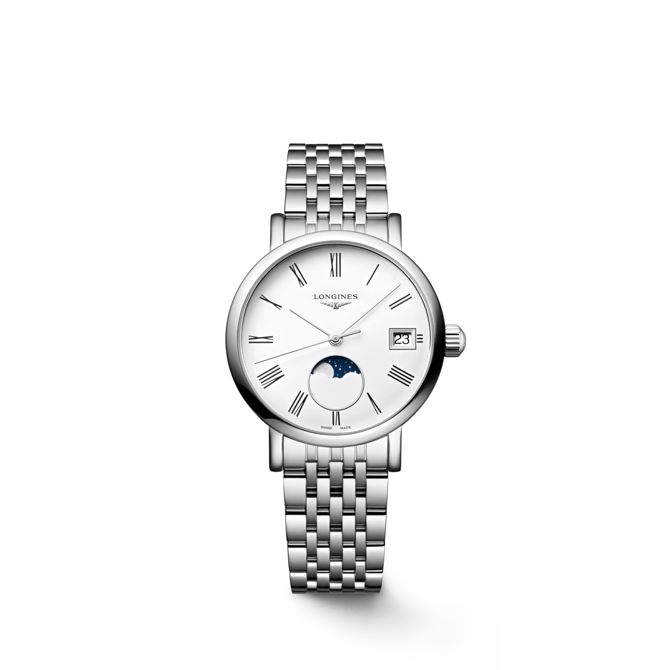 Longines ELEGANT COLLECTION MOONPHASE Quartz Stainless steel Watch - L4.330.4.11.6