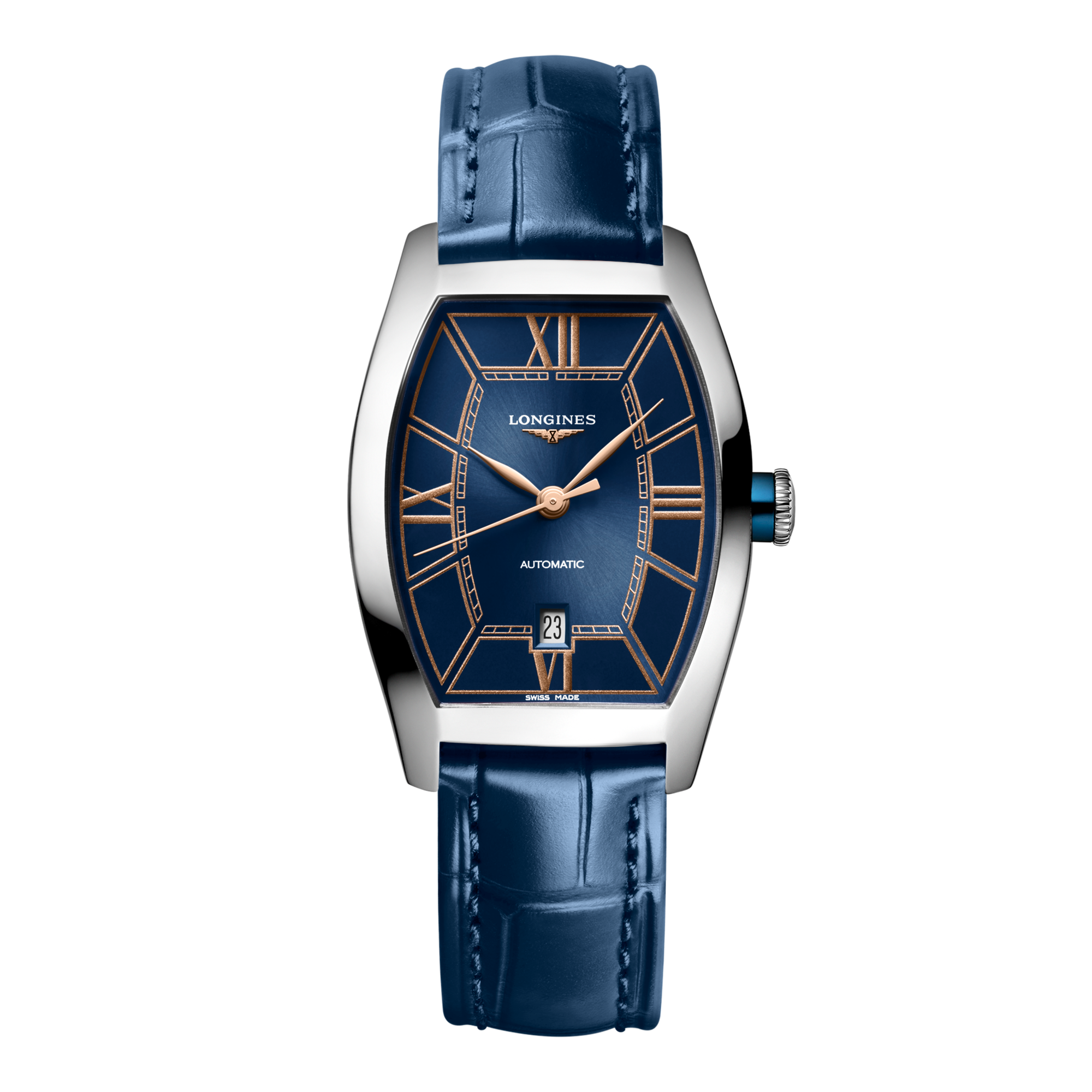 Longines blue watch best sale