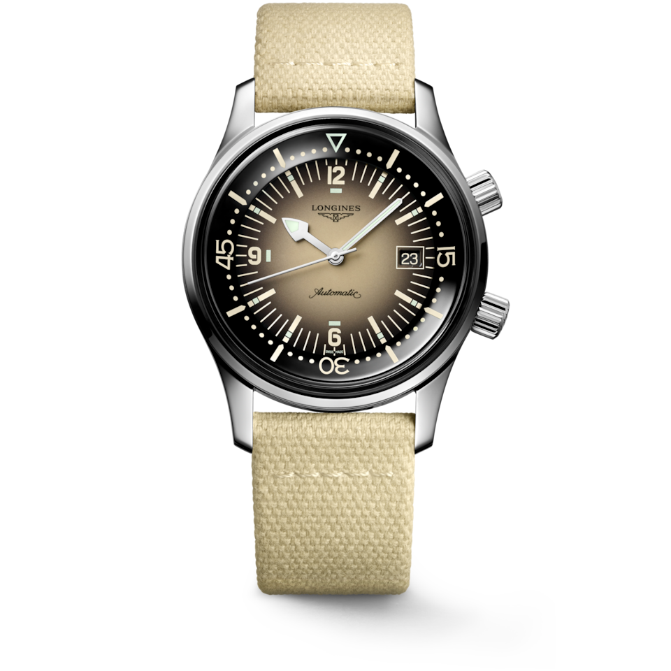 Longines Legend Diver 42mm Cadran Beige - L3.774.4.30.2
