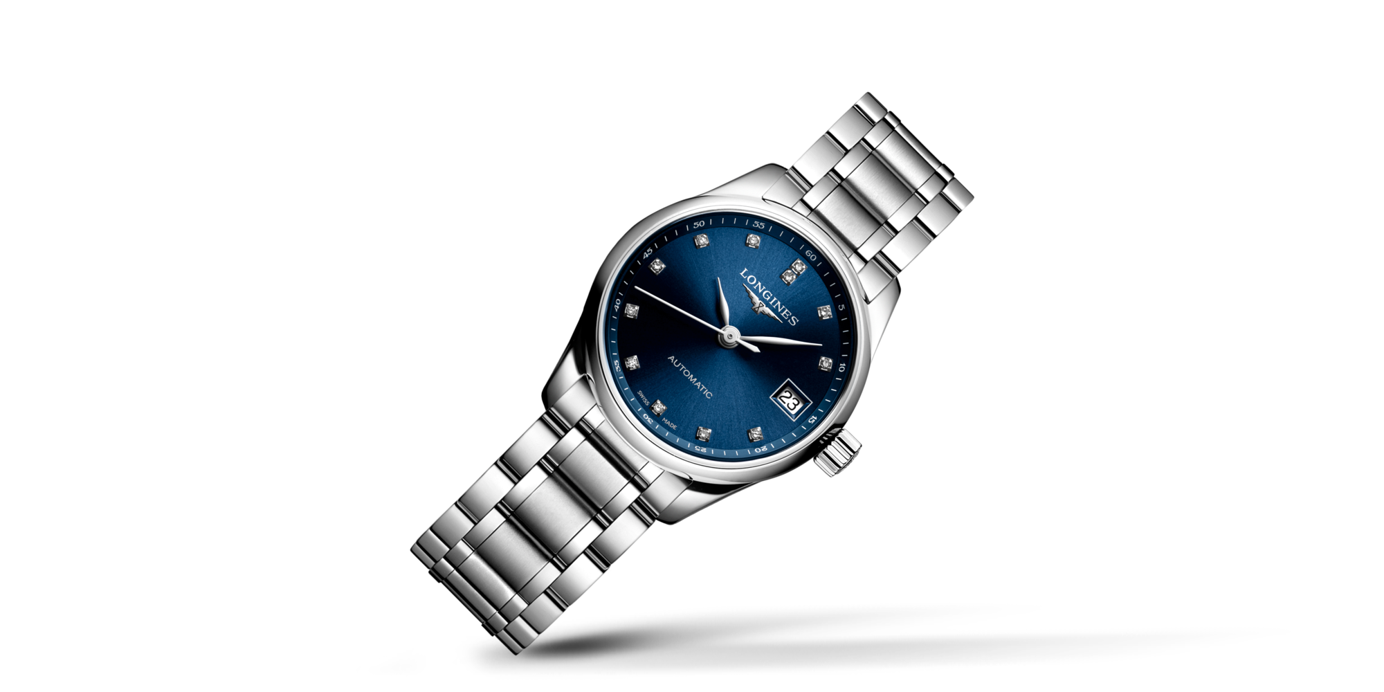 LONGINES MASTER COLLECTION Automatic, Stainless Steel, Sunray Blue