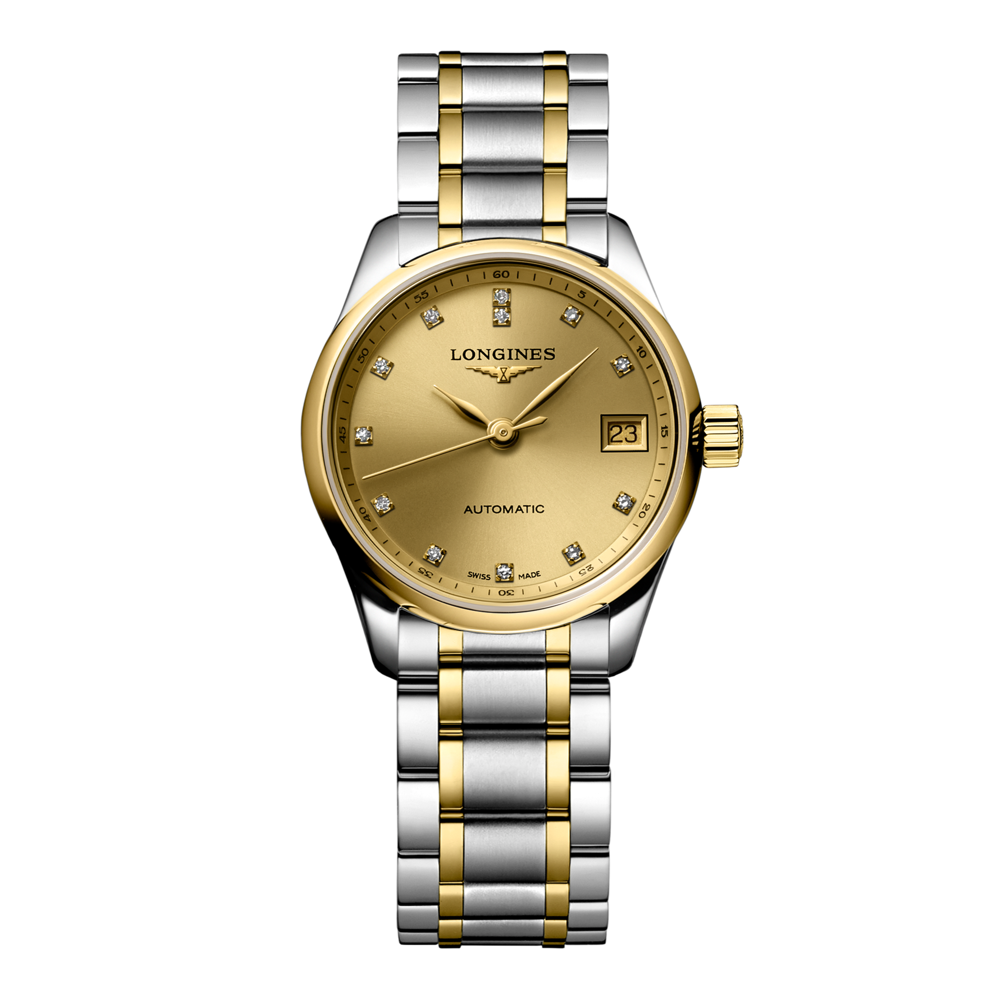 Longines gold bracelet watch best sale