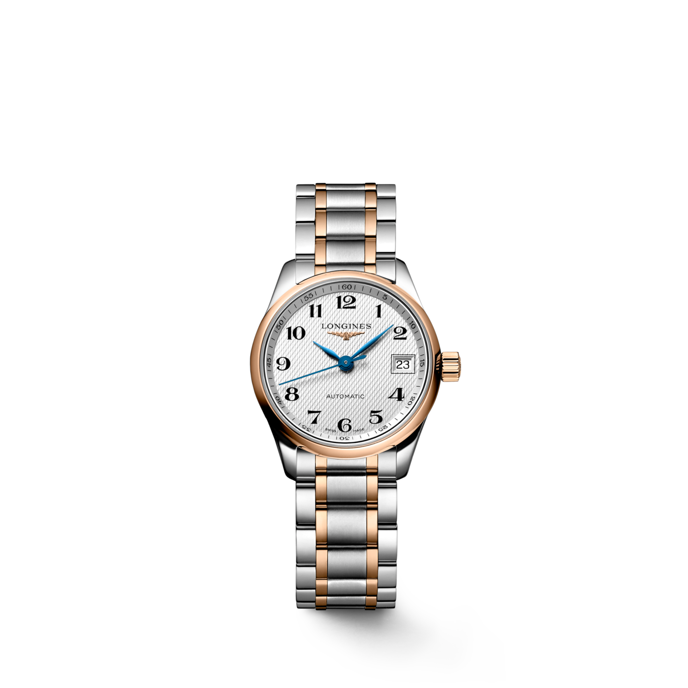 Longines MASTER COLLECTION Automatic Stainless steel and 18 karat pink gold Watch - L2.128.5.79.7