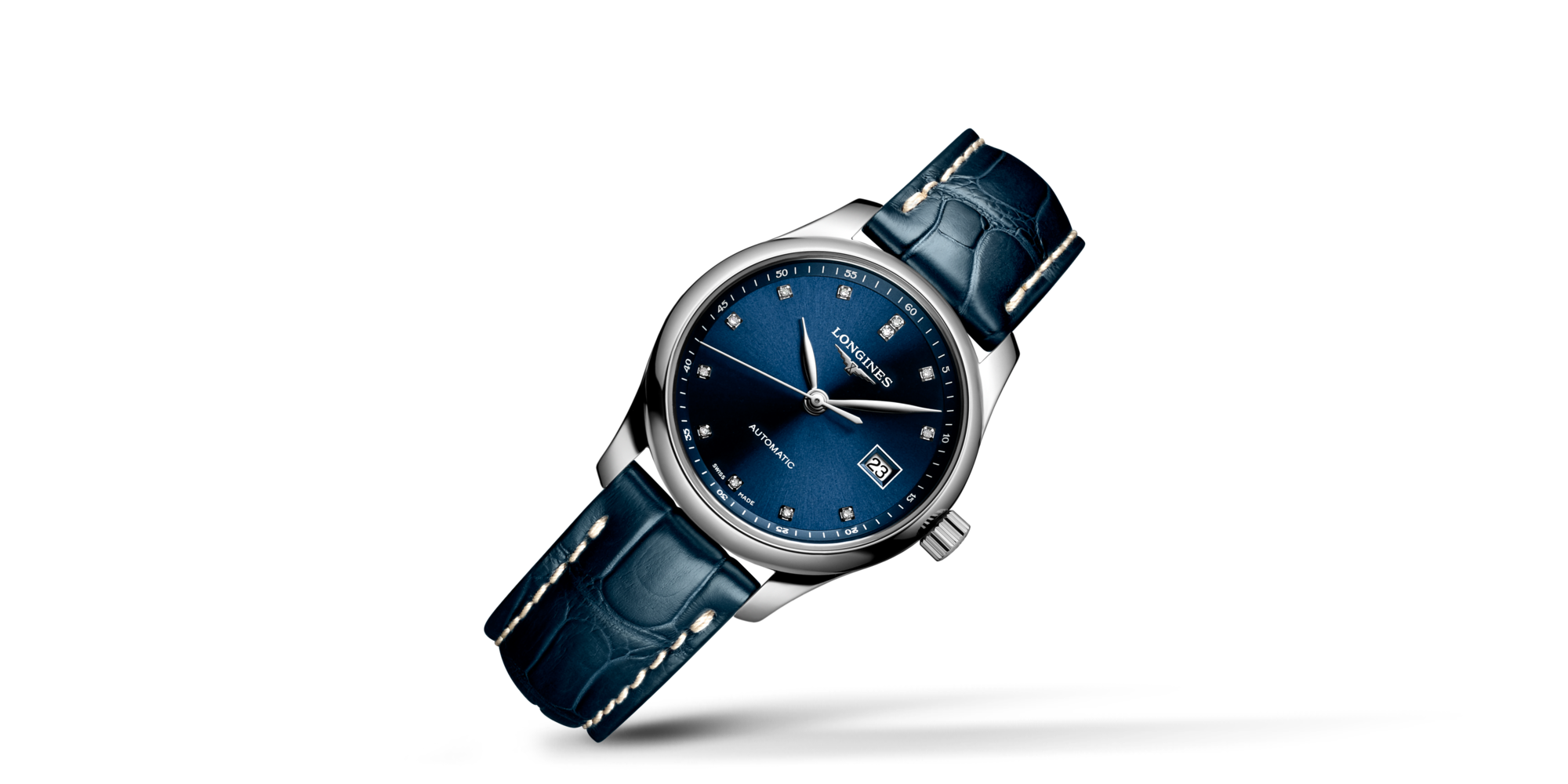 LONGINES MASTER COLLECTION Automatic, Stainless Steel, Sunray Blue Dial ...