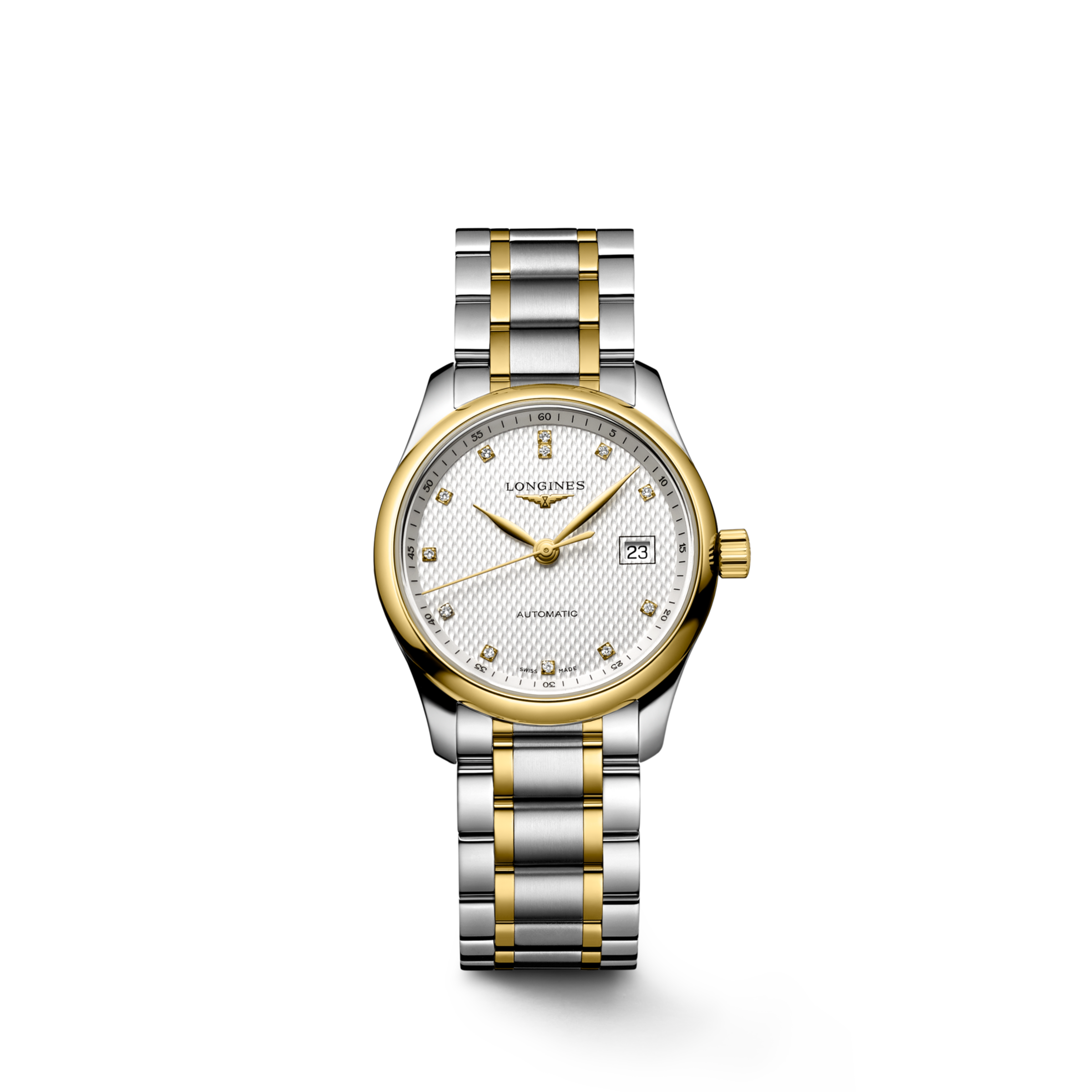 Longines MASTER COLLECTION Automatic Stainless steel and 18 karat yellow gold cap 200 Watch - L2.257.5.77.7