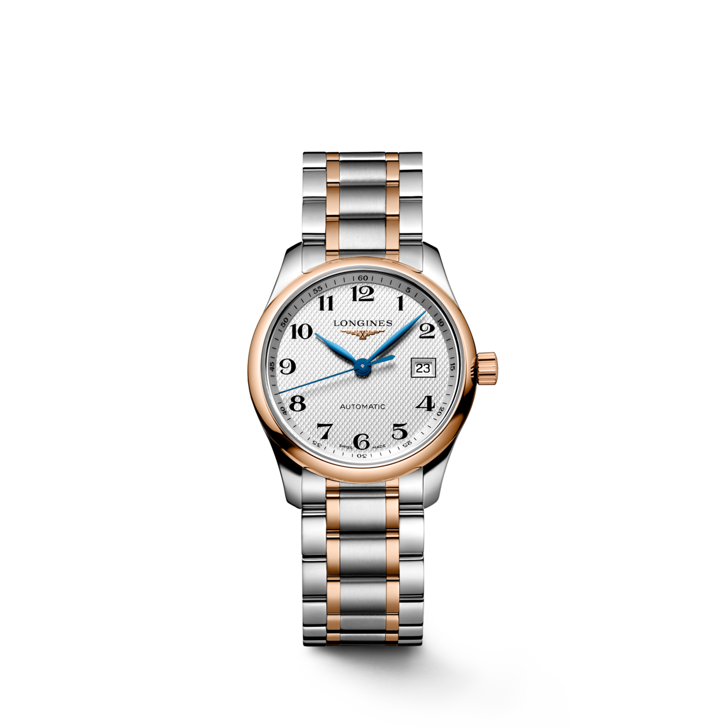 Longines MASTER COLLECTION Automatic Stainless steel and 18 karat pink gold cap 200 Watch - L2.257.5.79.7