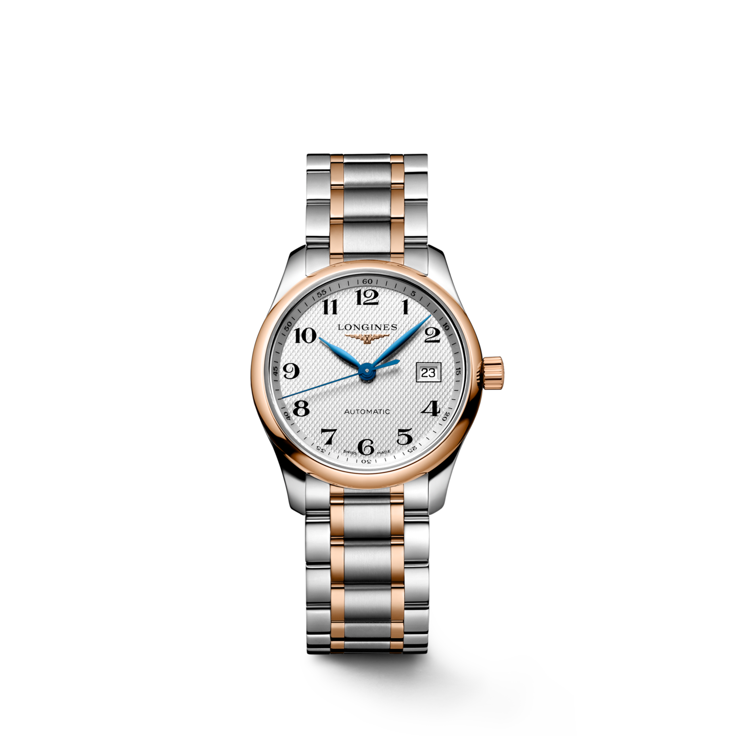 Longines MASTER COLLECTION automatic stainless steel and 18 karat pink gold cap 200 Watch - L2.257.5.79.7