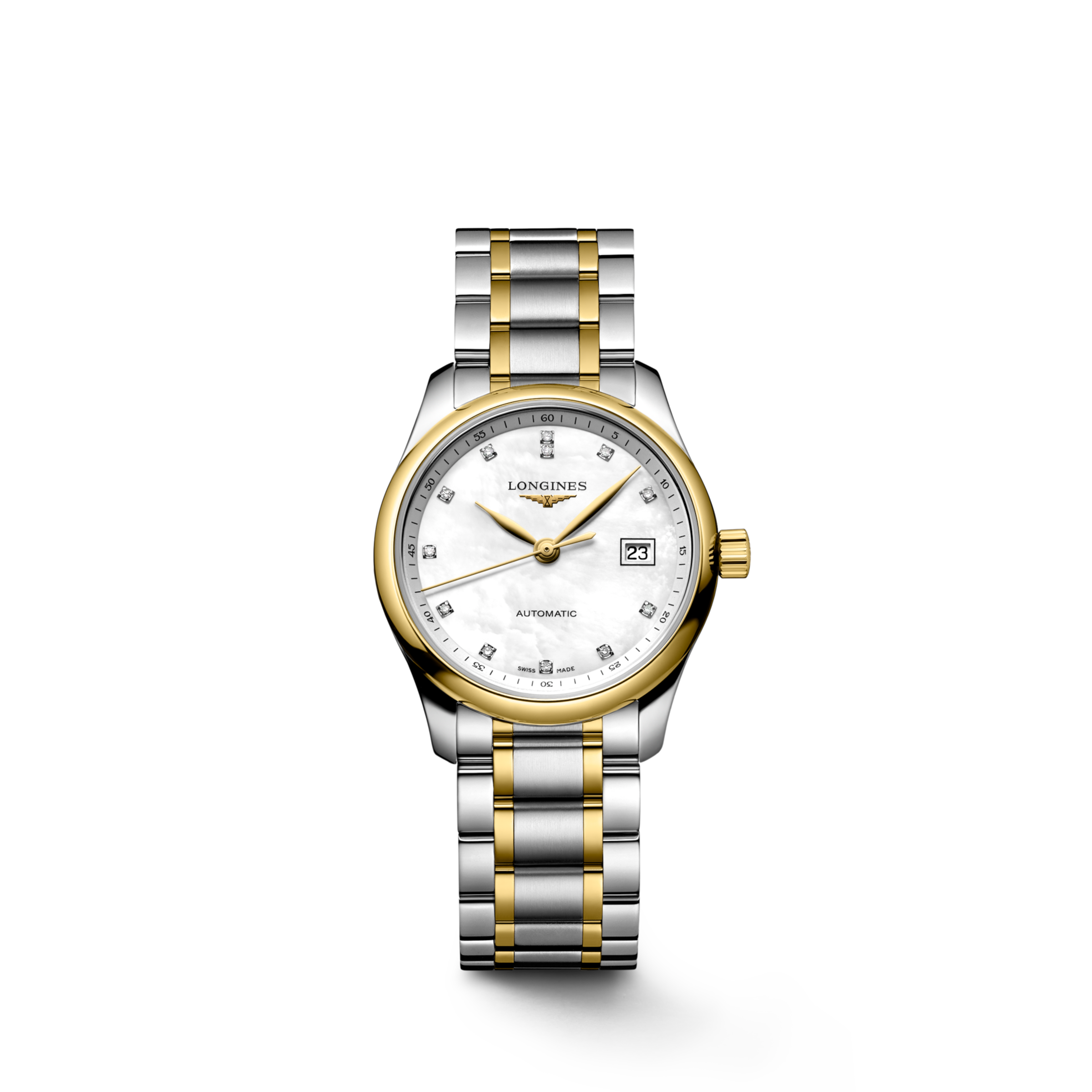 Longines MASTER COLLECTION Automatic Stainless steel and 18 karat yellow gold cap 200 Watch - L2.257.5.87.7