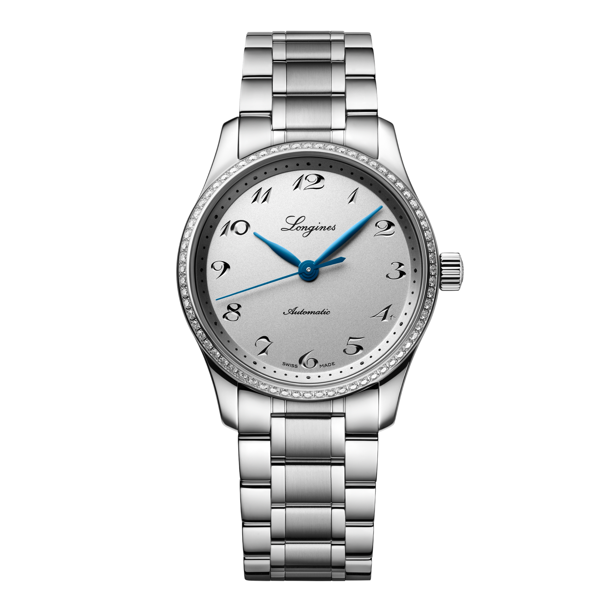 Longines white best sale