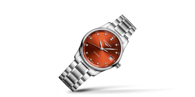 LONGINES MASTER COLLECTION Automatic, Stainless Steel, Orange Dial ...