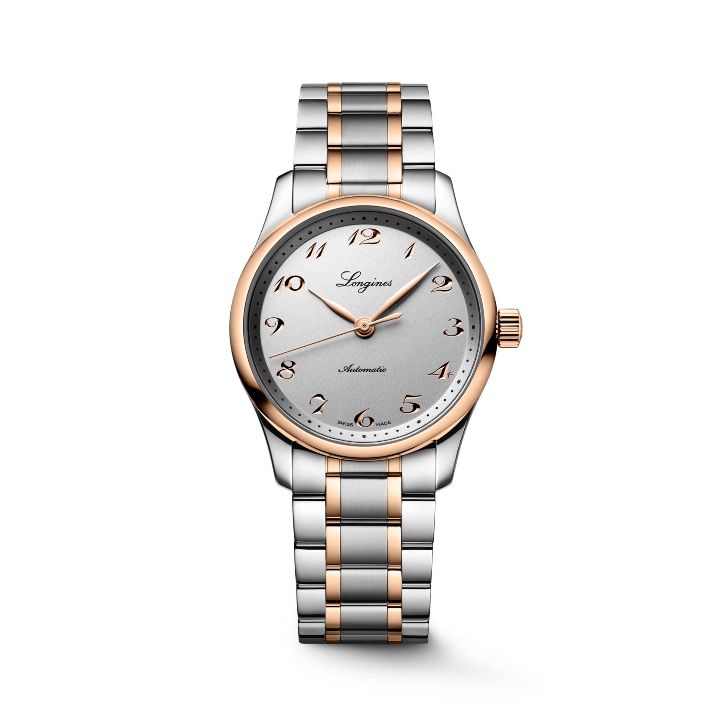 Longines MASTER COLLECTION Automatic Stainless steel and 18 karat pink gold cap 200 Watch - L2.357.5.70.7