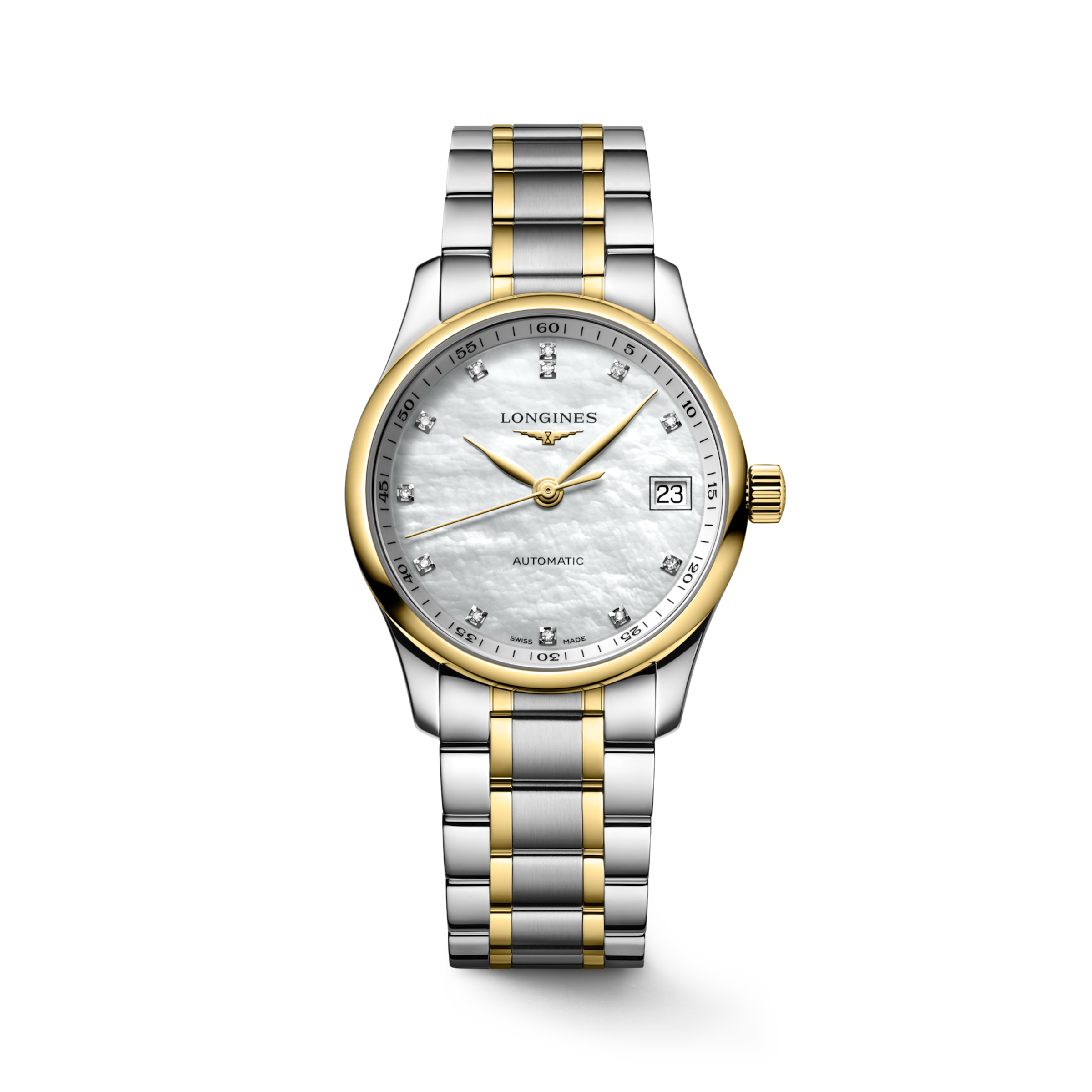 Longines MASTER COLLECTION Automatic Stainless steel and 18 karat yellow gold cap 200 Watch - L2.357.5.87.7