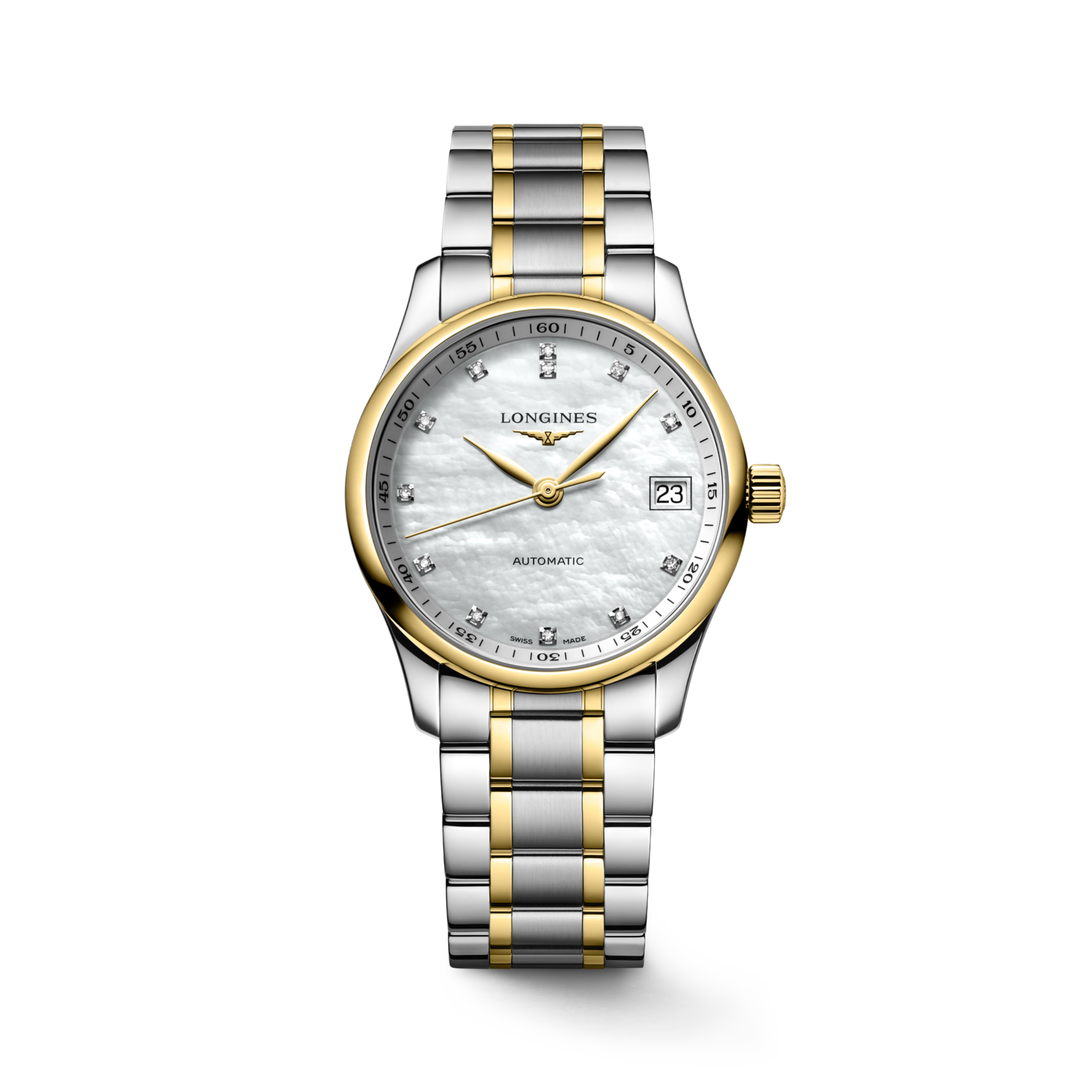 Longines MASTER COLLECTION Automatic Stainless steel and 18 karat yellow gold cap 200 Watch - L2.357.5.87.7