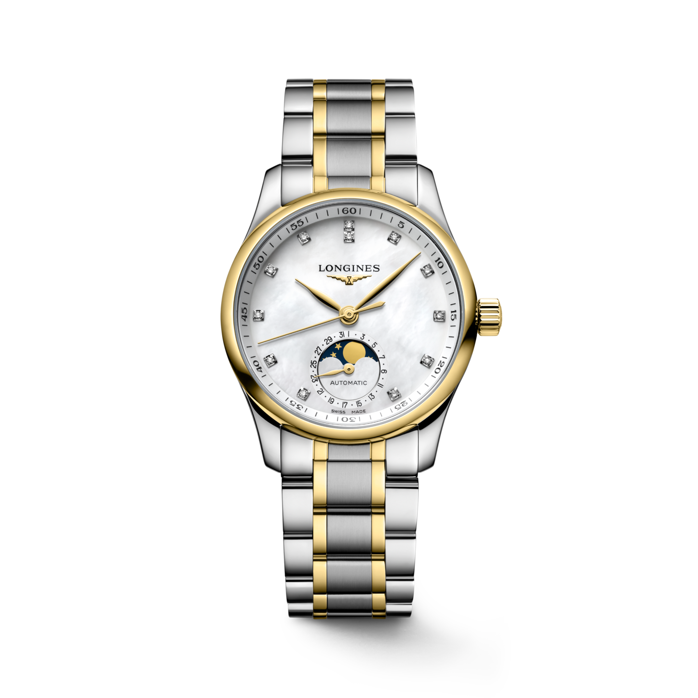 Longines MASTER COLLECTION Automatic Stainless steel and 18 karat yellow gold cap 200 Watch - L2.409.5.87.7
