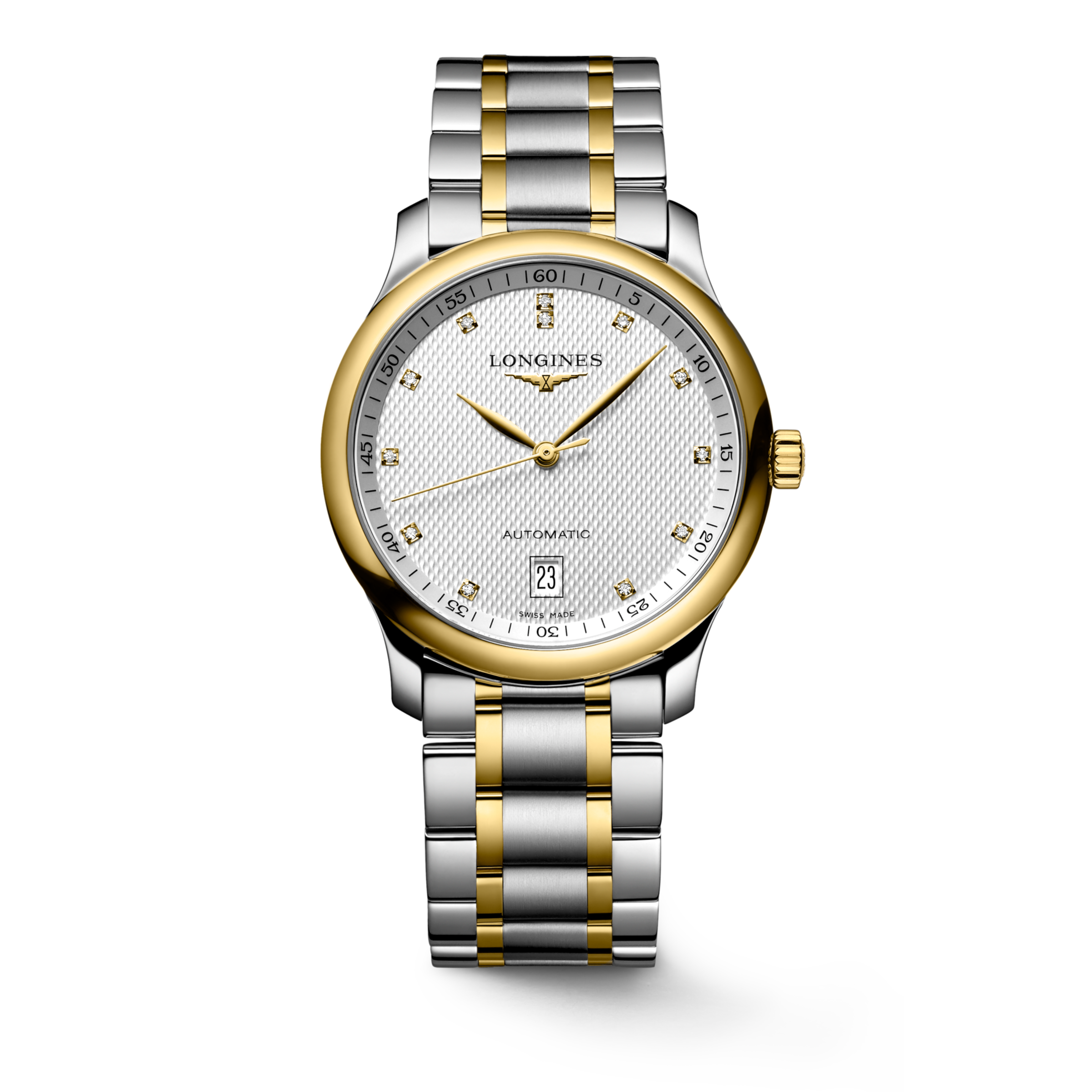 Longines MASTER COLLECTION Automatic Stainless steel and 18 karat yellow gold cap 200 Watch - L2.628.5.77.7