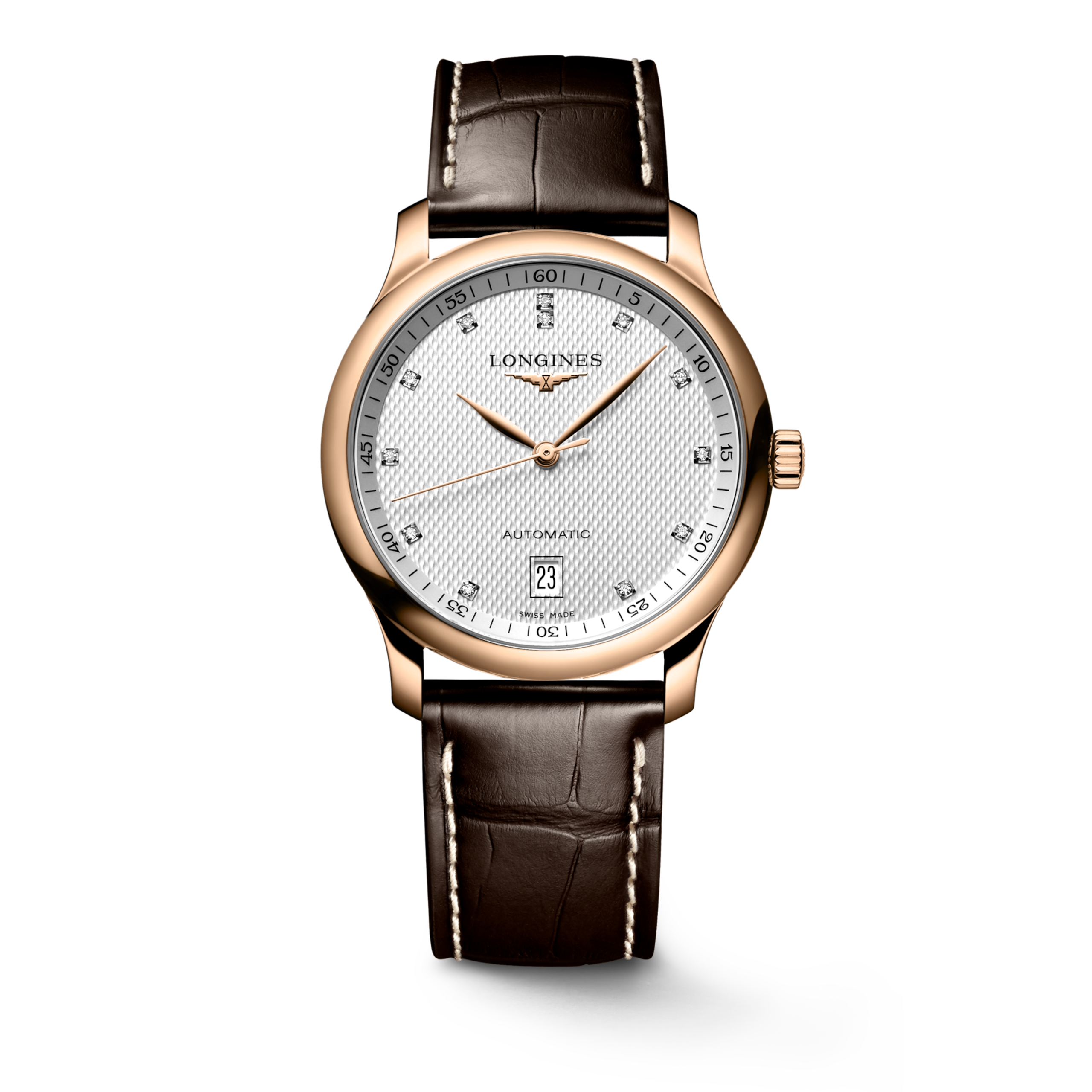 Longines 浪琴名匠系列 自動上鏈機械機芯 18k玫瑰金 Watch - L2.628.8.77.3
