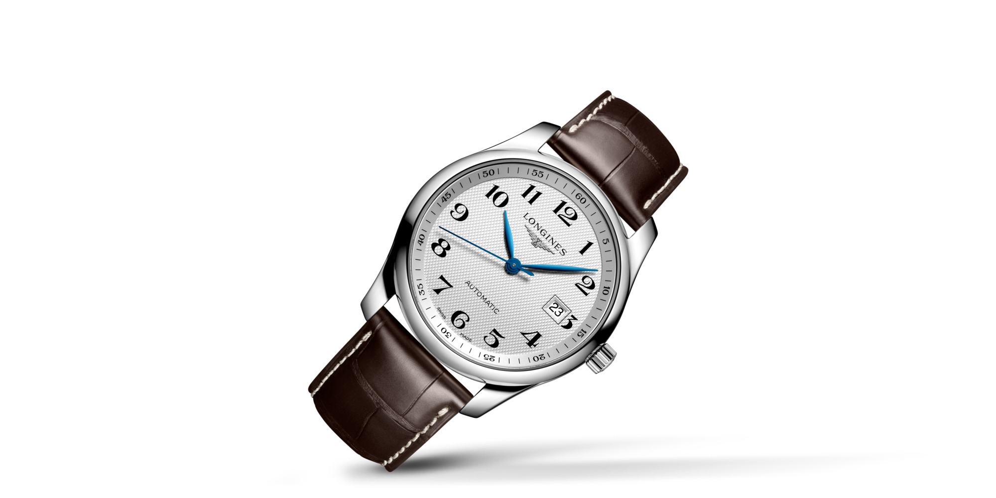 在庫LONGINES ロンジン L2.793.4.78.3 マスターコレクション＜腕時計 機械式＞自動巻き 時計 ブラウン系 レザーベルト 日付 ブランド その他