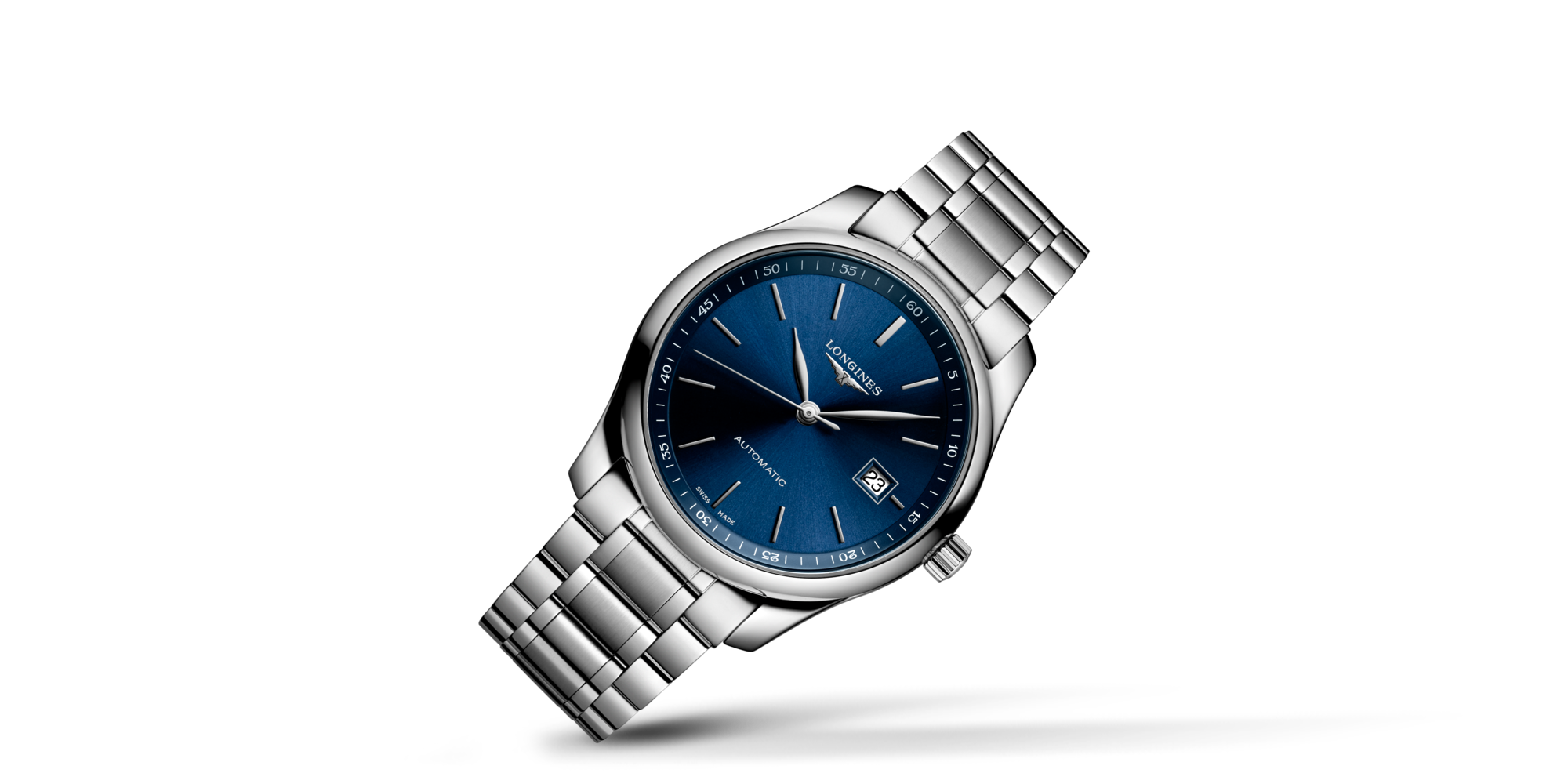 LONGINES MASTER COLLECTION Automatic, Stainless Steel, Sunray Blue 