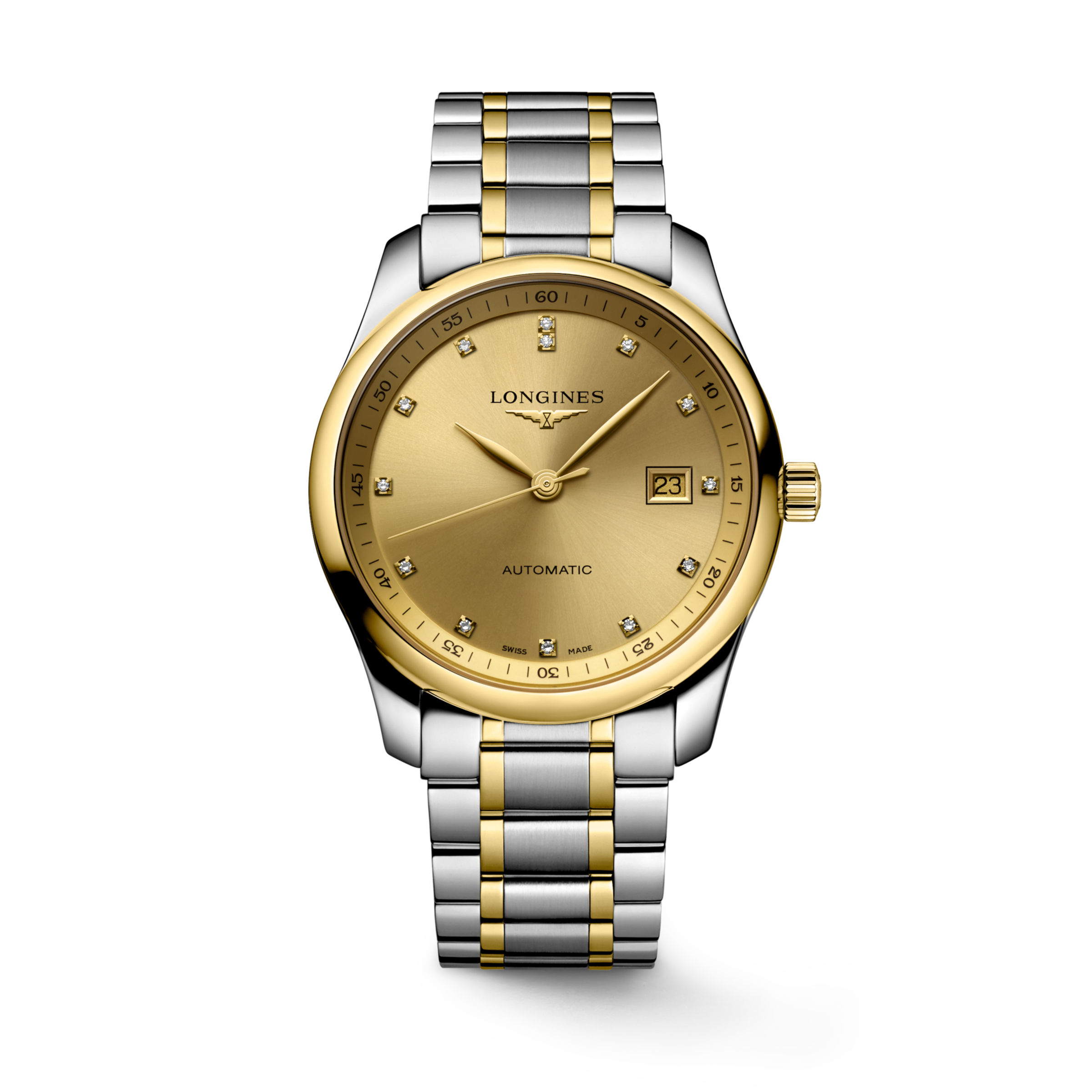 Longines MASTER COLLECTION Automatic Stainless steel and 18 karat yellow gold cap 200 Watch - L2.793.5.37.7