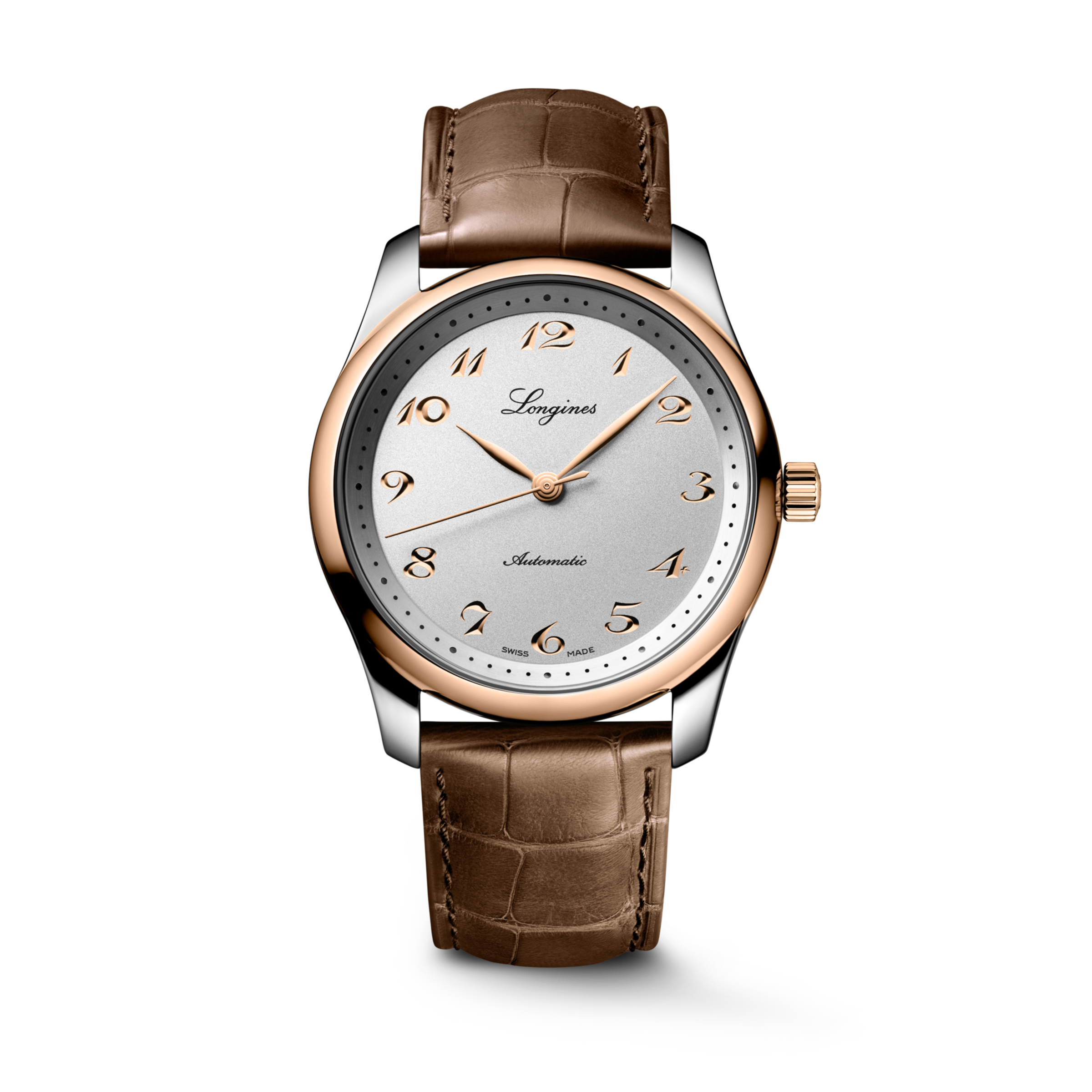 Longines MASTER COLLECTION Automatic Stainless steel and 18 karat pink gold cap 200 Watch - L2.793.5.70.2