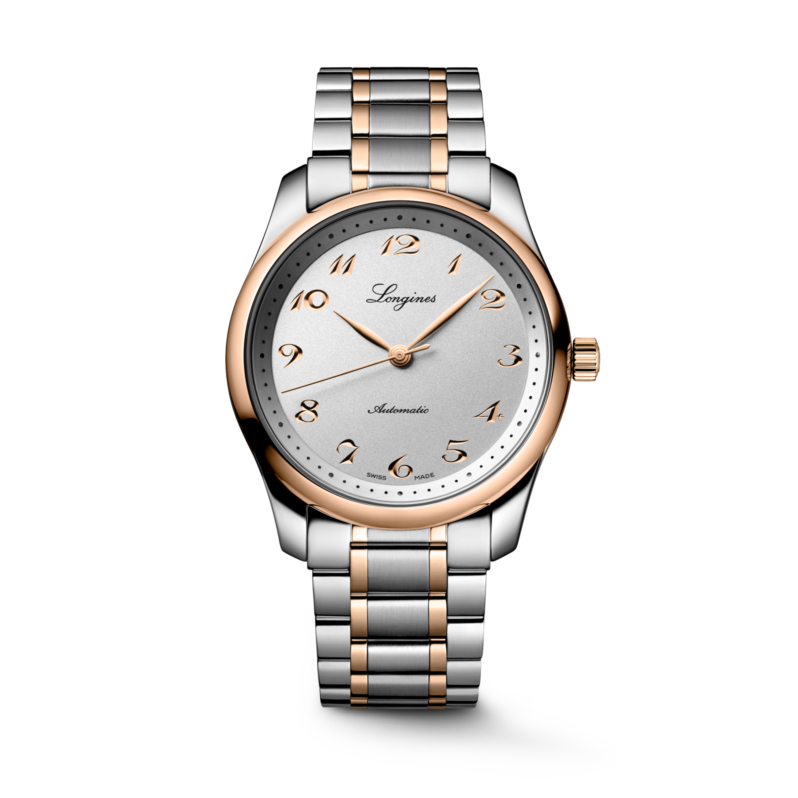 Longines MASTER COLLECTION Automatic Stainless steel and 18 karat pink gold cap 200 Watch - L2.793.5.70.7