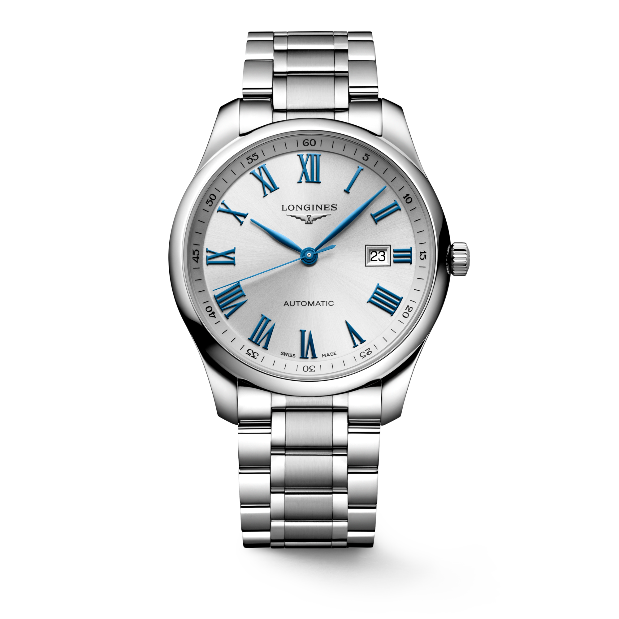 LONGINES MASTER COLLECTION Automatic, Stainless Steel, Opaline