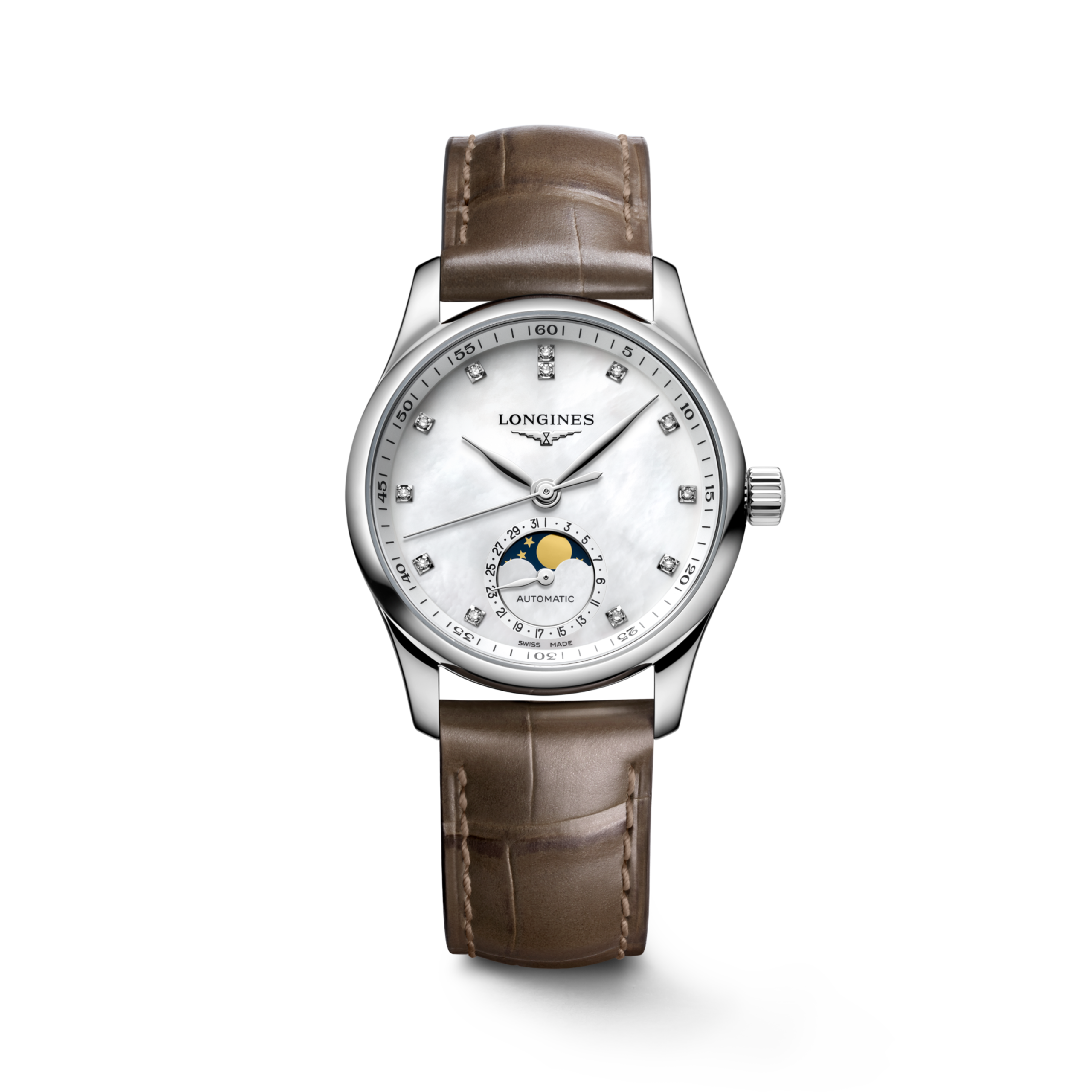Longines MASTER COLLECTION MOONPHASE Automatic Stainless steel Watch - L2.409.4.87.4