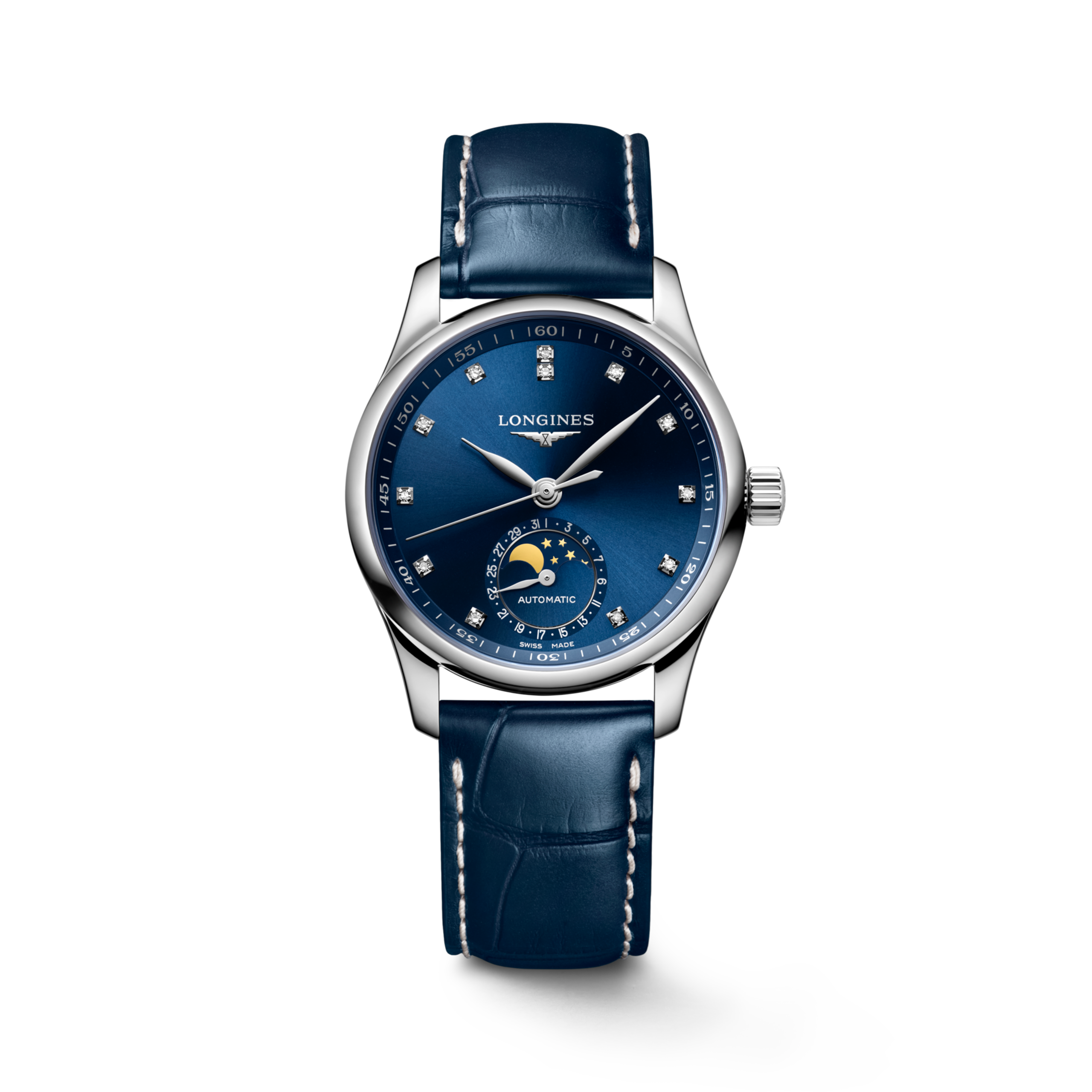 Longines MASTER COLLECTION MOONPHASE Automatic Stainless steel Watch - L2.409.4.97.0