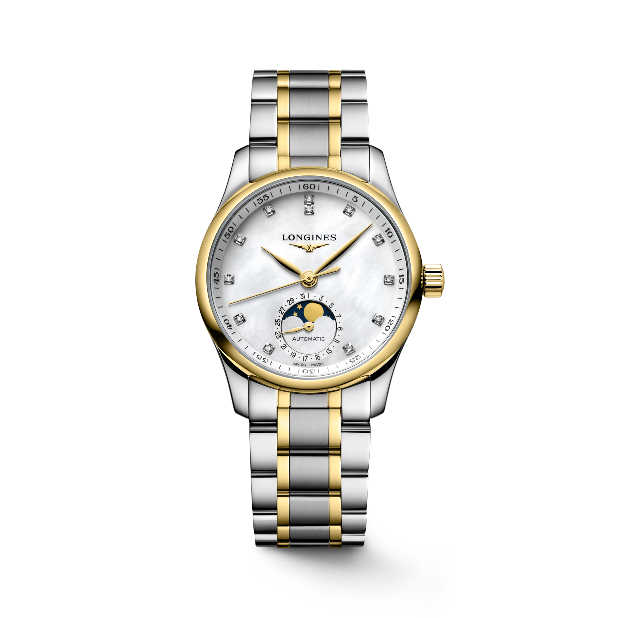 LONGINES MASTER COLLECTION MOONPHASE Automatic, Stainless Steel