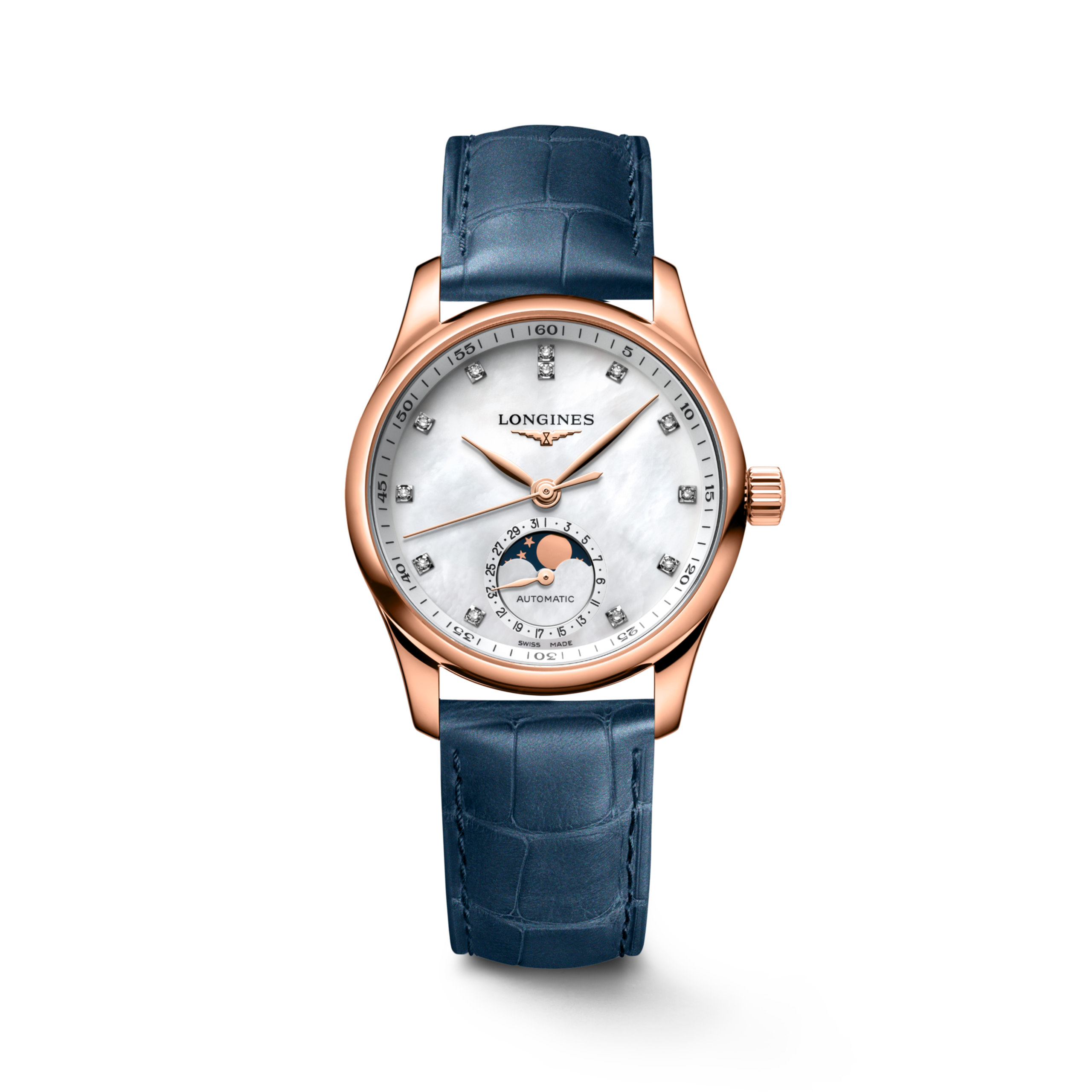 Longines MASTER COLLECTION MOONPHASE Automatic 18 karat pink gold Watch - L2.409.8.87.2