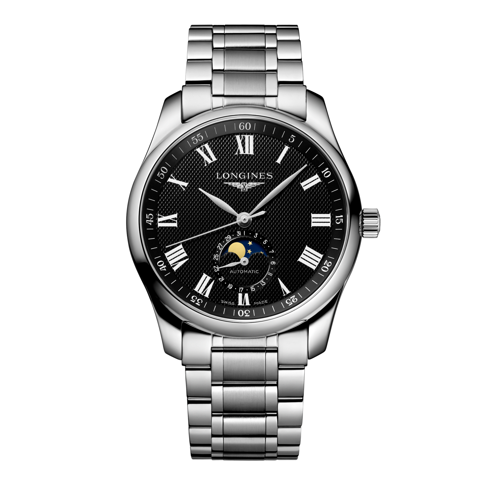 Longines watch moon phase hotsell