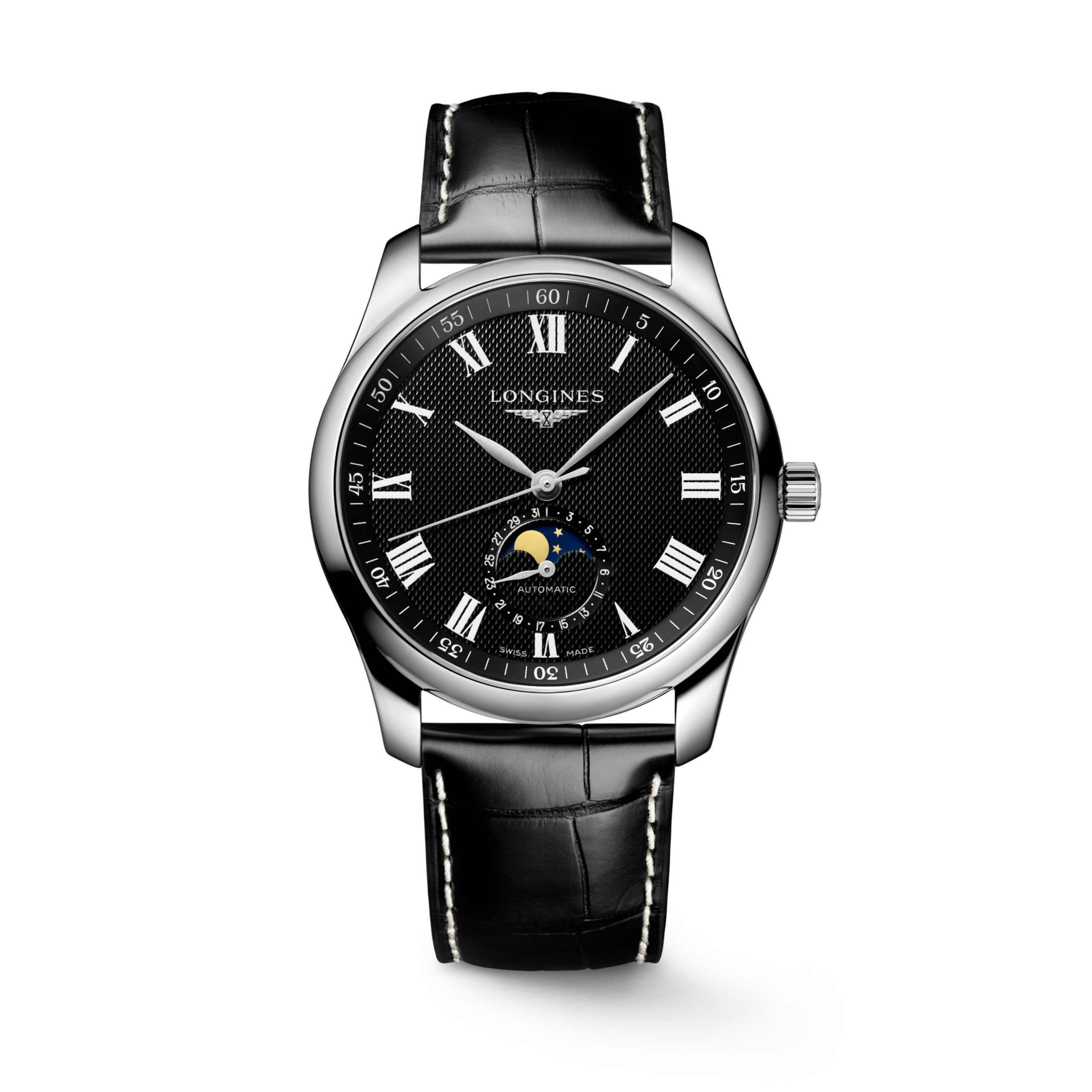 Longines MASTER COLLECTION MOONPHASE Automatic Stainless steel Watch - L2.909.4.51.7