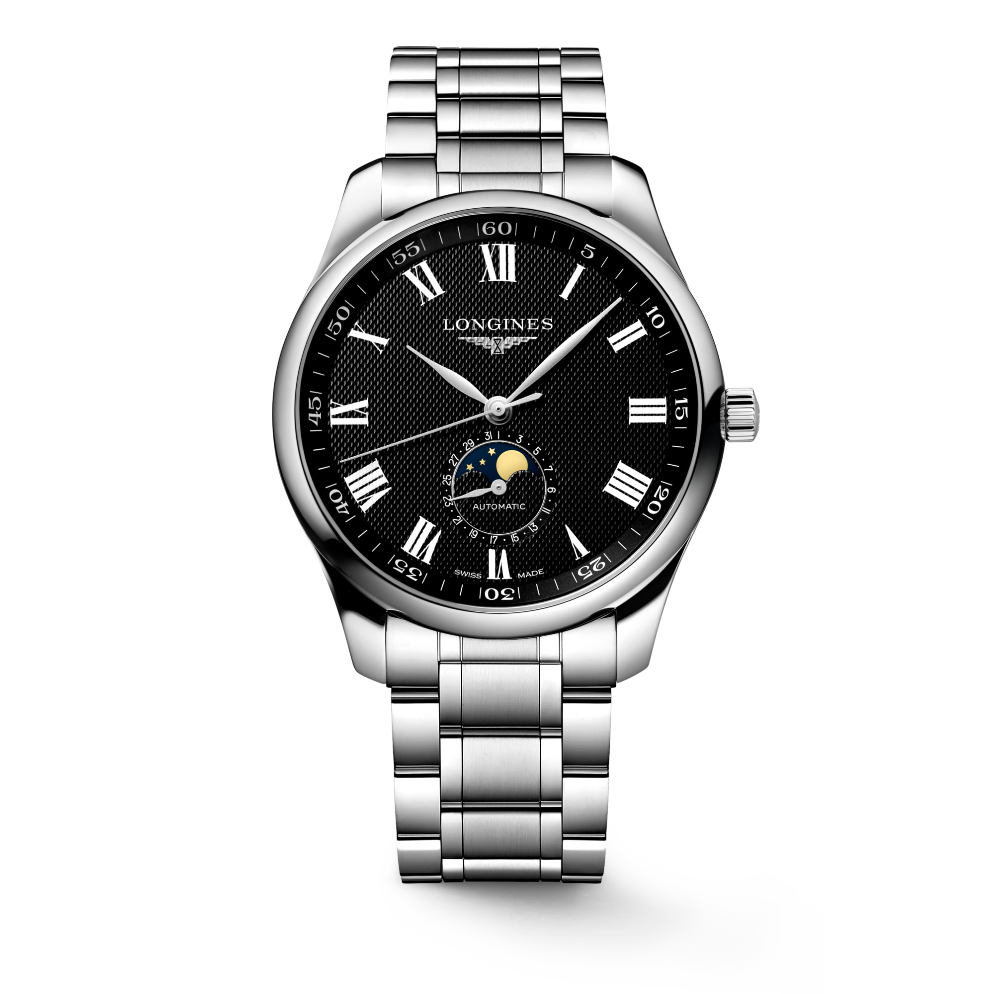 LONGINES MASTER COLLECTION MOONPHASE Automatic, Stainless Steel
