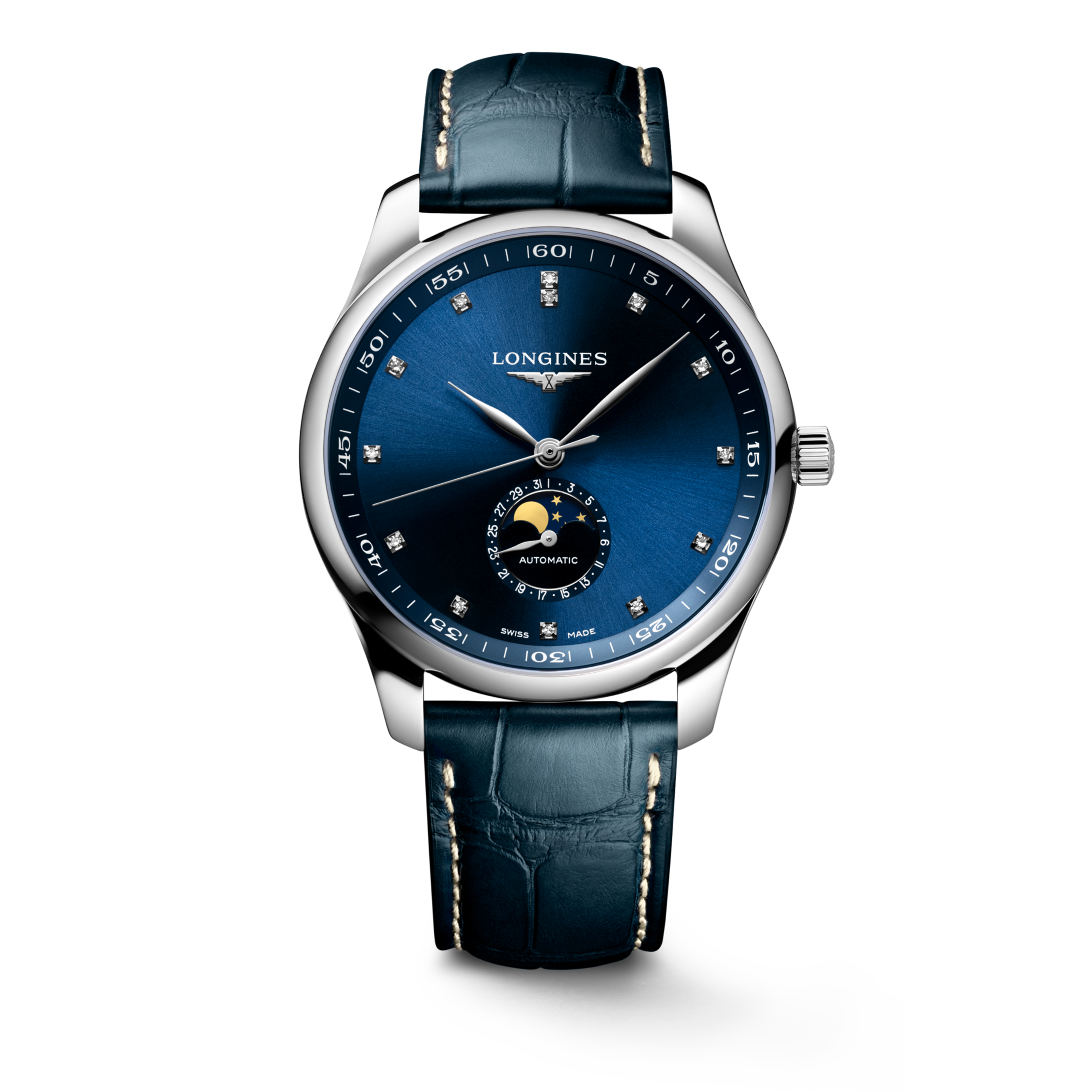 Longines MASTER COLLECTION MOONPHASE Automatic Stainless steel Watch - L2.919.4.97.0