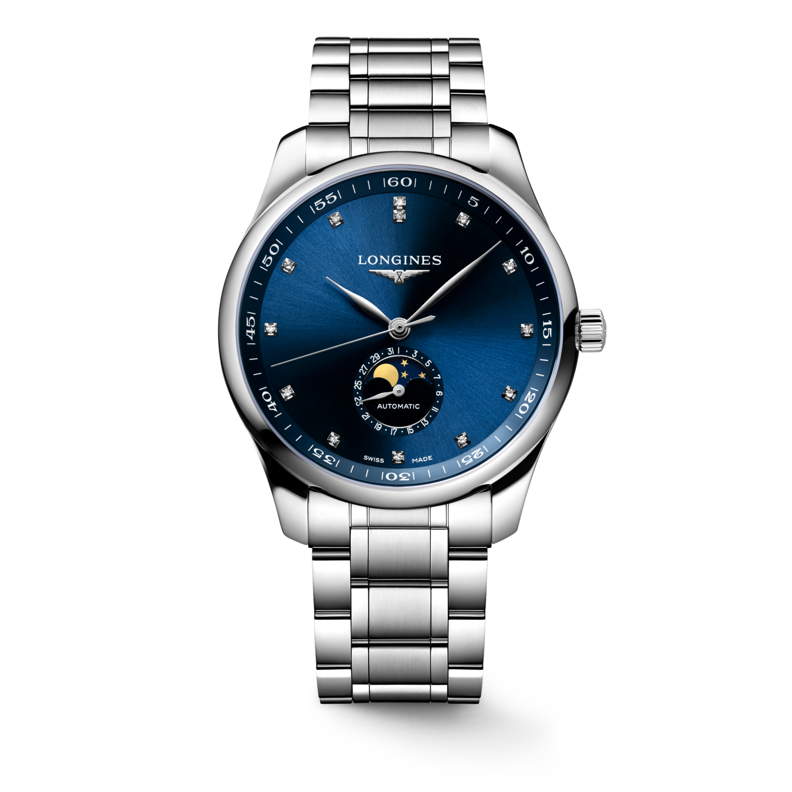 Longines MASTER COLLECTION MOONPHASE Automatic Stainless steel Watch - L2.919.4.97.6